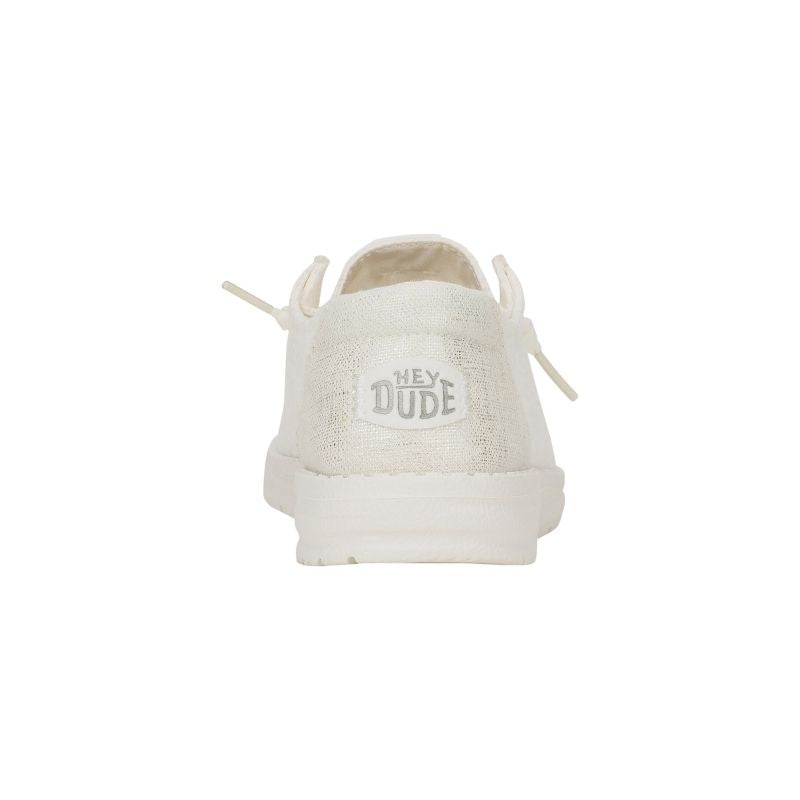 Dude Sneakers Basse Wendy Eyelet Lace da Donna – Bianco