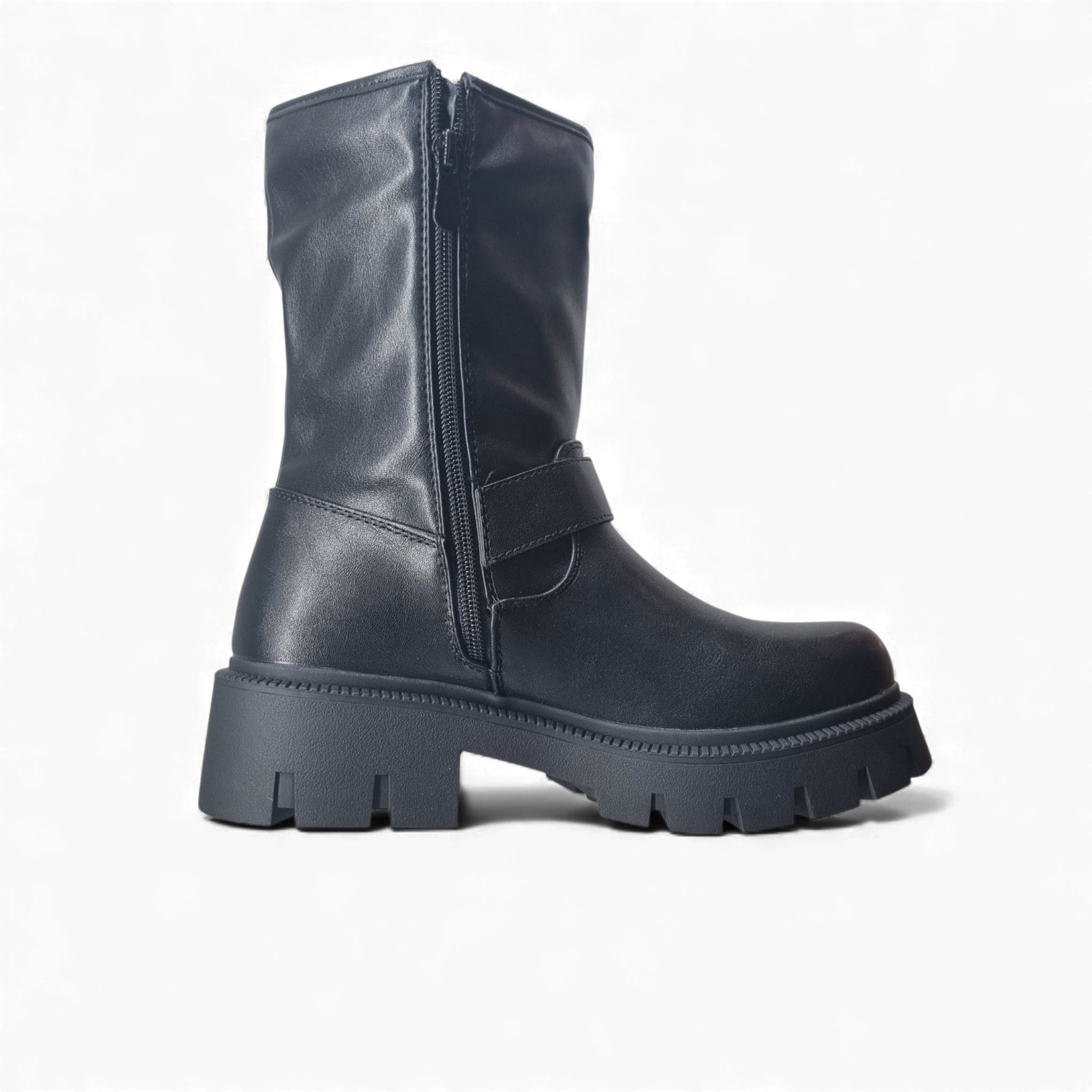 Galia Stivaletti senza stringhe Rqy da Donna – Nero