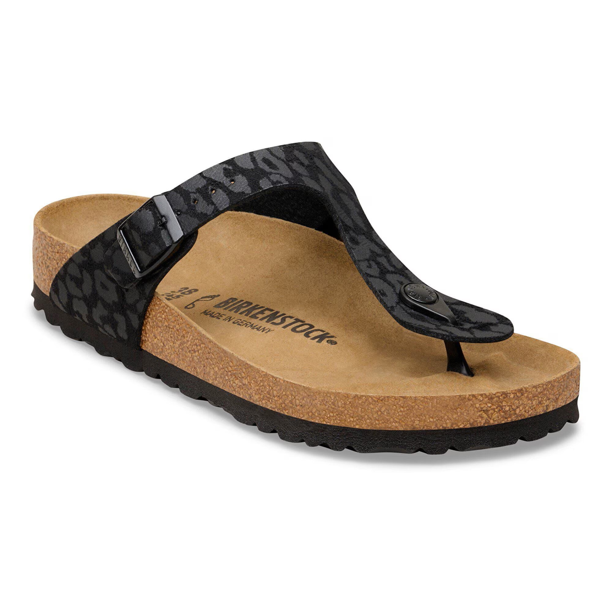 Birkenstock Gizeh Calz N Ciabatte Basse Unisex – Nero - GIZEH1032064