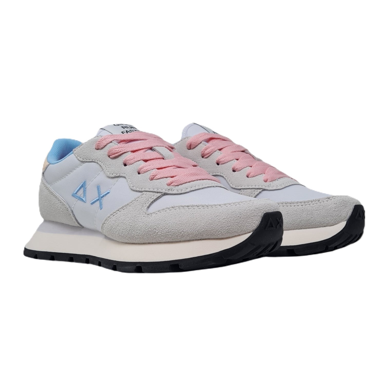 Sun68 Sneakers Basse Ally Solid Nylon da Donna – Bianco