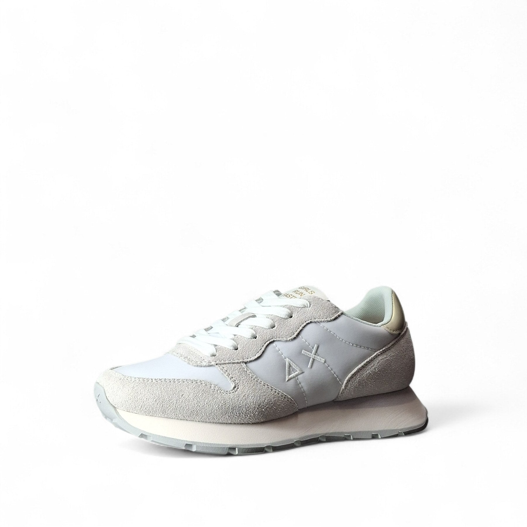Sun68 Ally Gold Sneakers Basse da Donna – Bianco - BZ36202 BIANCO