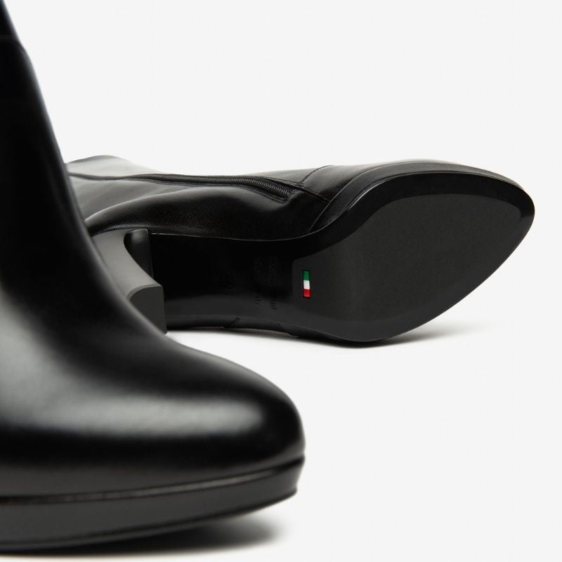 Nero Giardini Stivali con Tacco da Donna – Nero