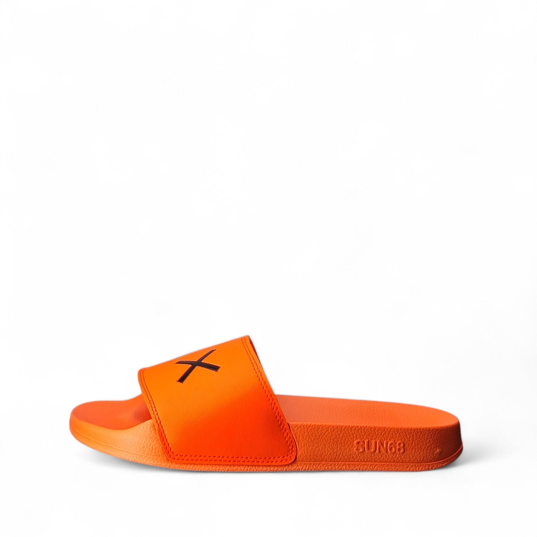 Sun68 Slippers Logo Ciabatte In Gomma da Uomo – BX36110 ARANCIO