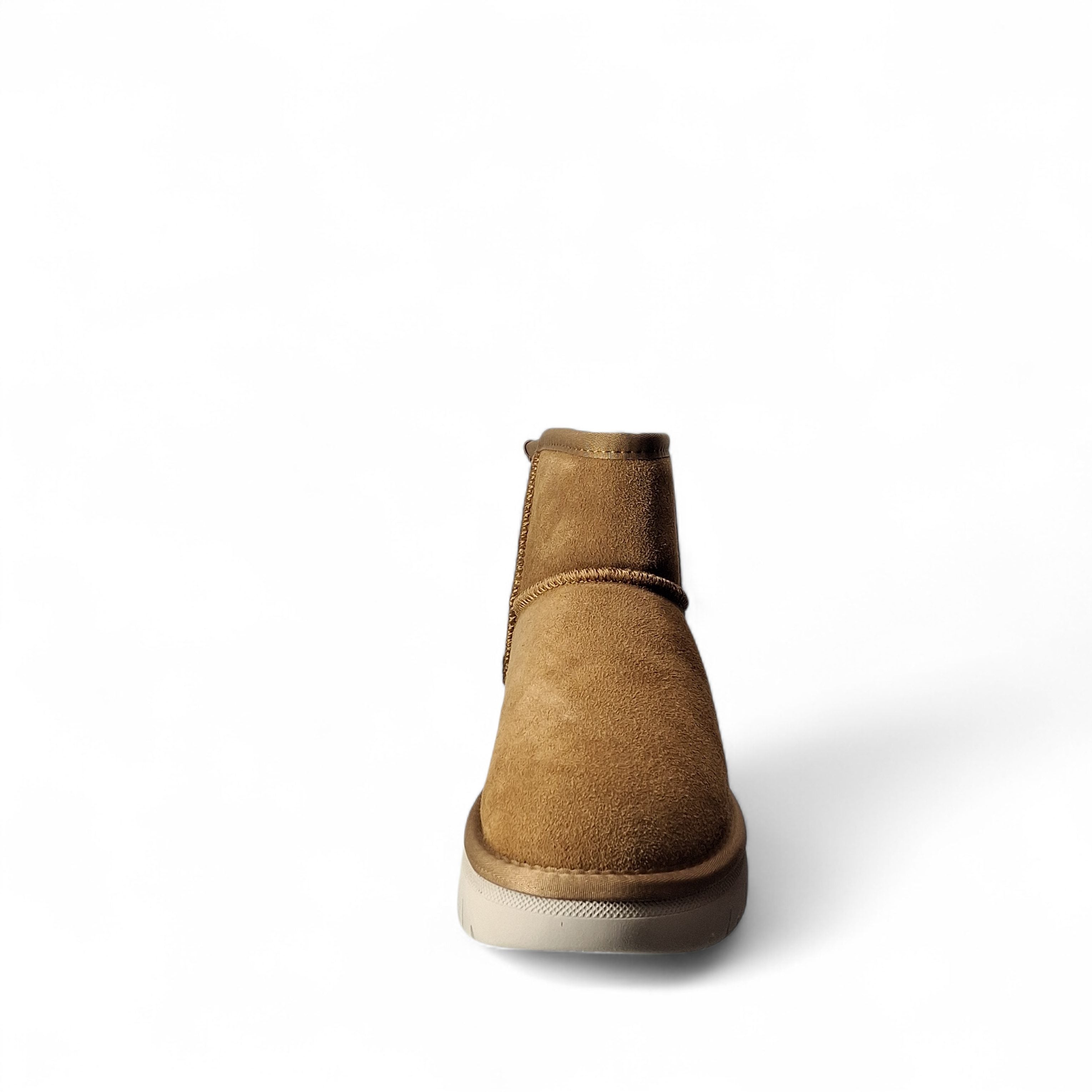 Grunland Stivaletti con Pelo Po da Donna – Cuoio