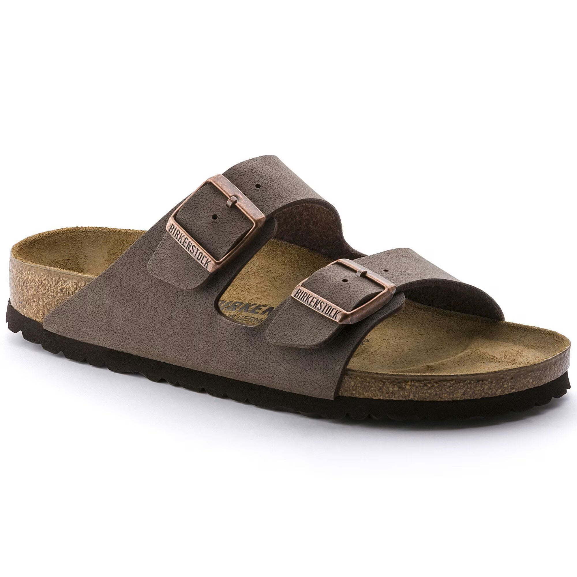 Birkenstock Arizona Birkibuc Calz N Ciabatte Basse Unisex – Moka - ARIZONA151181