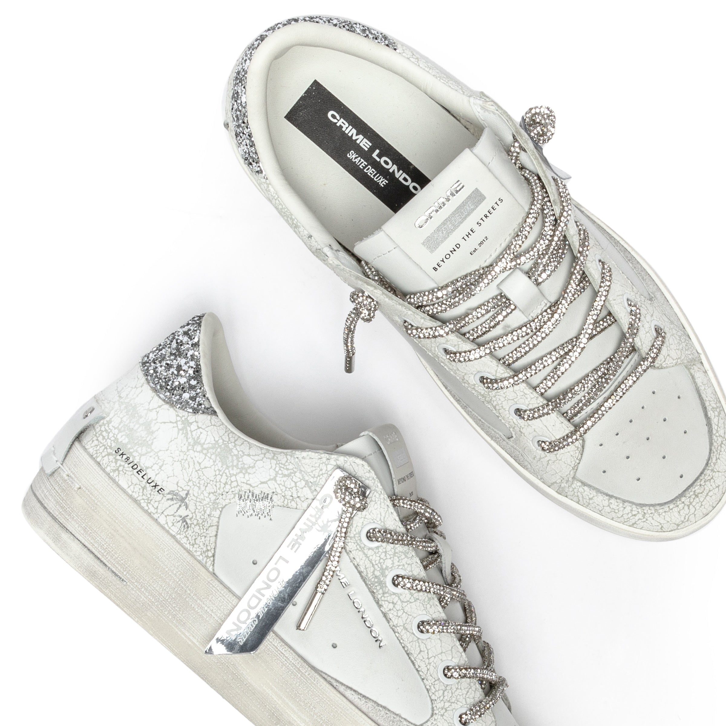 Crime London Sneakers Basse da Donna – Bianco