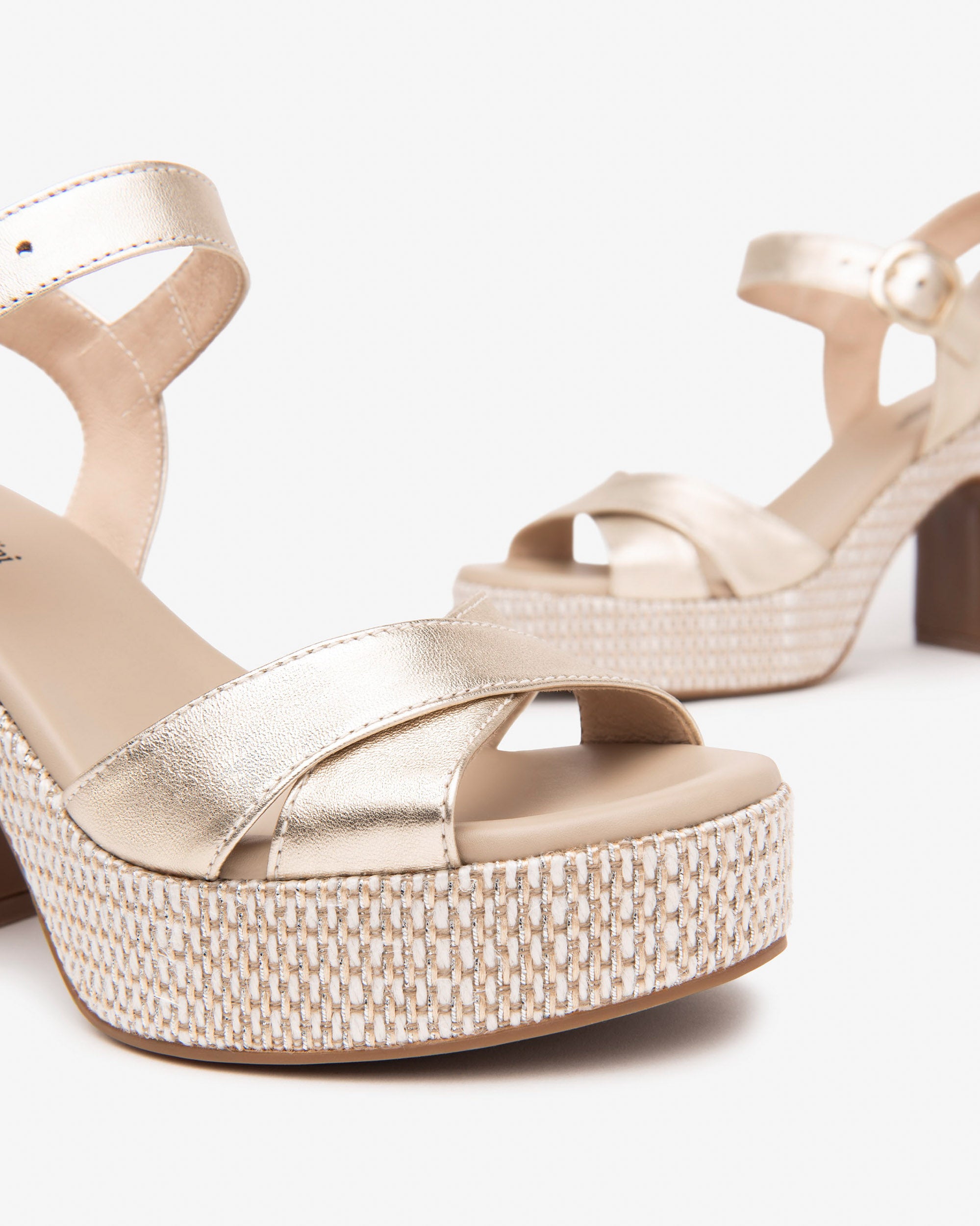 Nero Giardini Sandali con Tacco da Donna – Beige