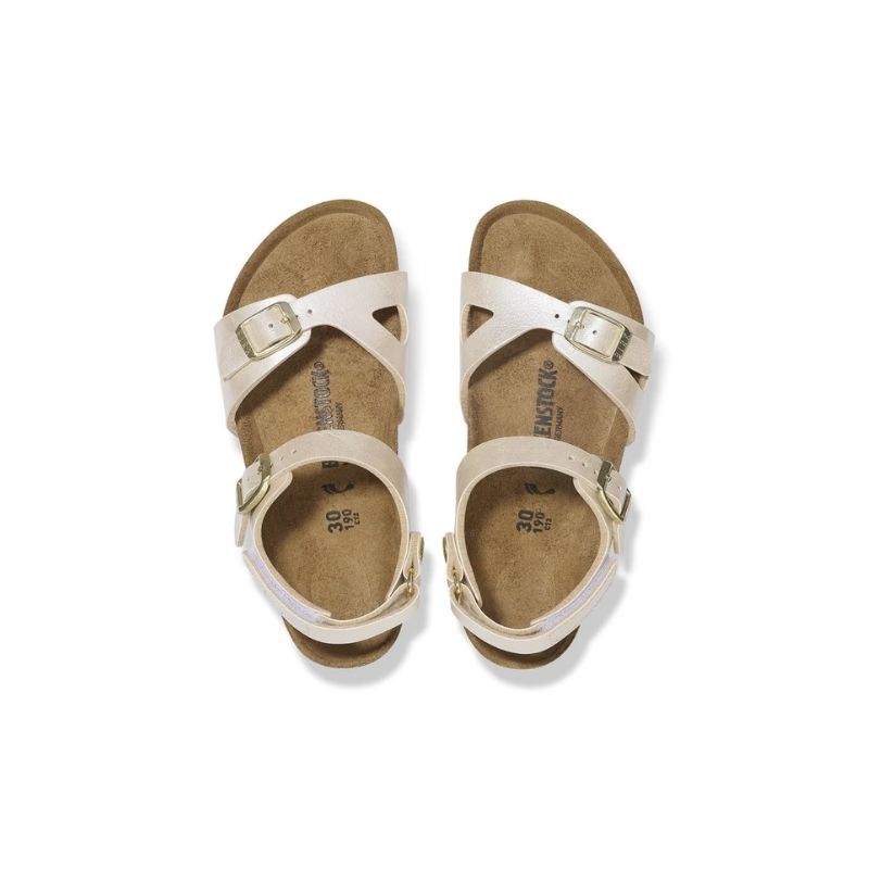 Birkenstock Ciabatte Basse Riohl da Bambina – Bianco