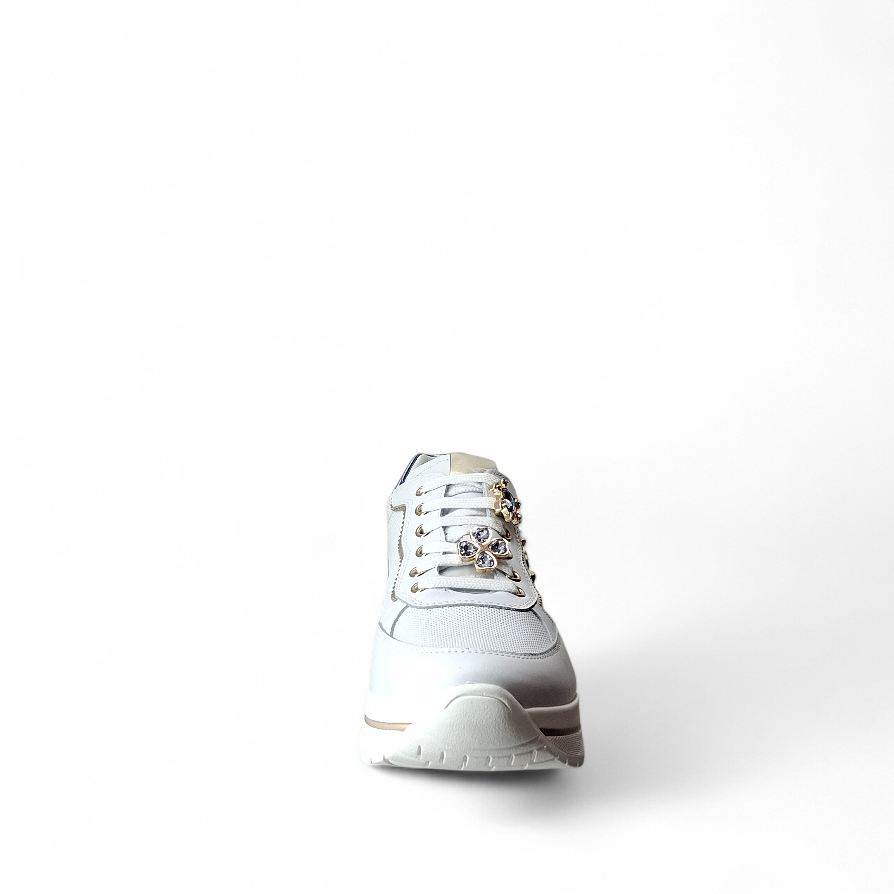 Nero Giardini Nadine Sneakers Basse da Donna – Bianco - E615202 D 707