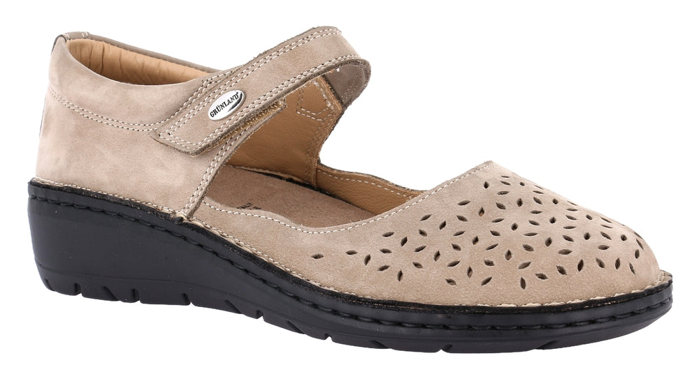 Grunland Scarpe Basse Senza Stringhe Sc da Donna – Beige