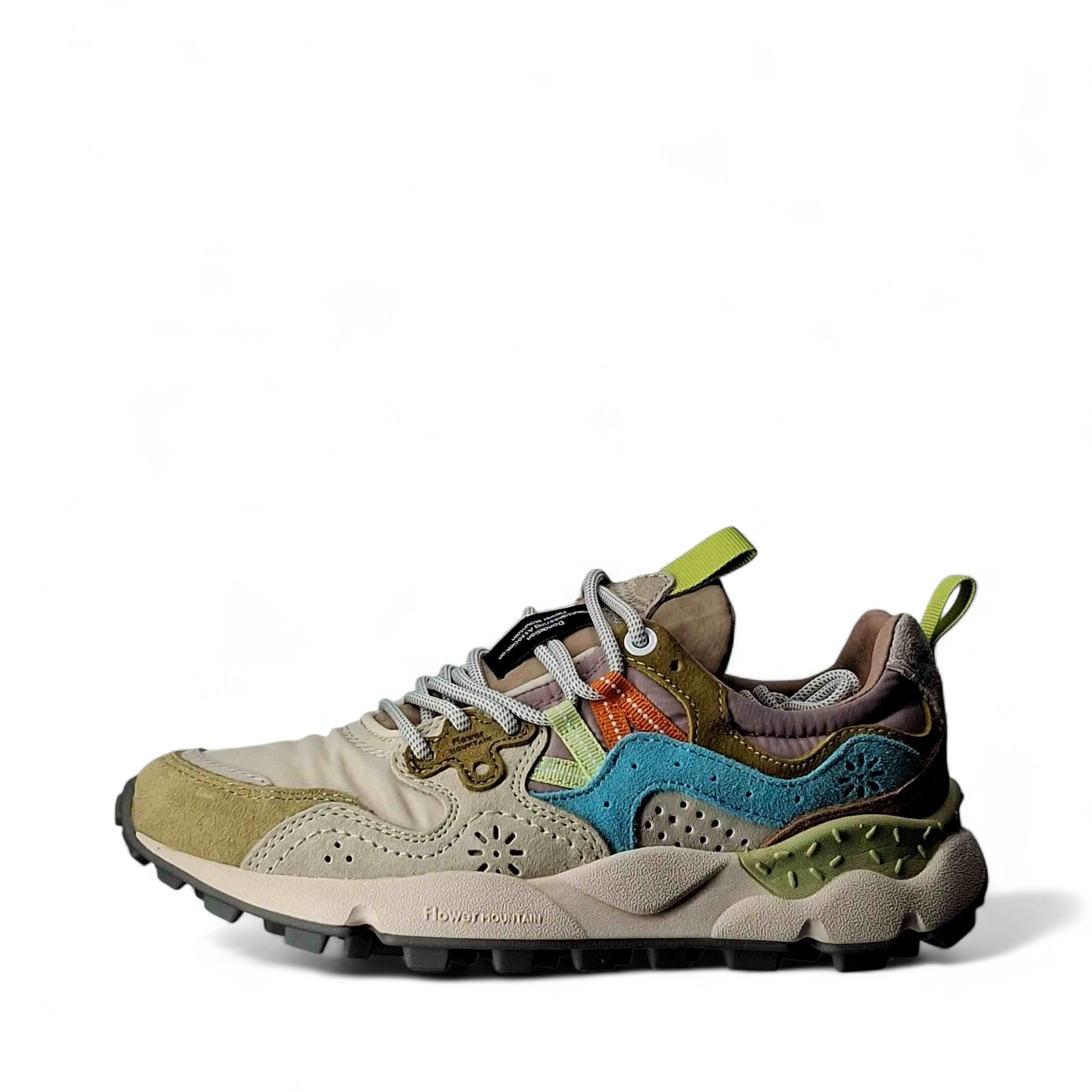 Flower Mountain Sneakers Basse Yamano da Donna – Blu