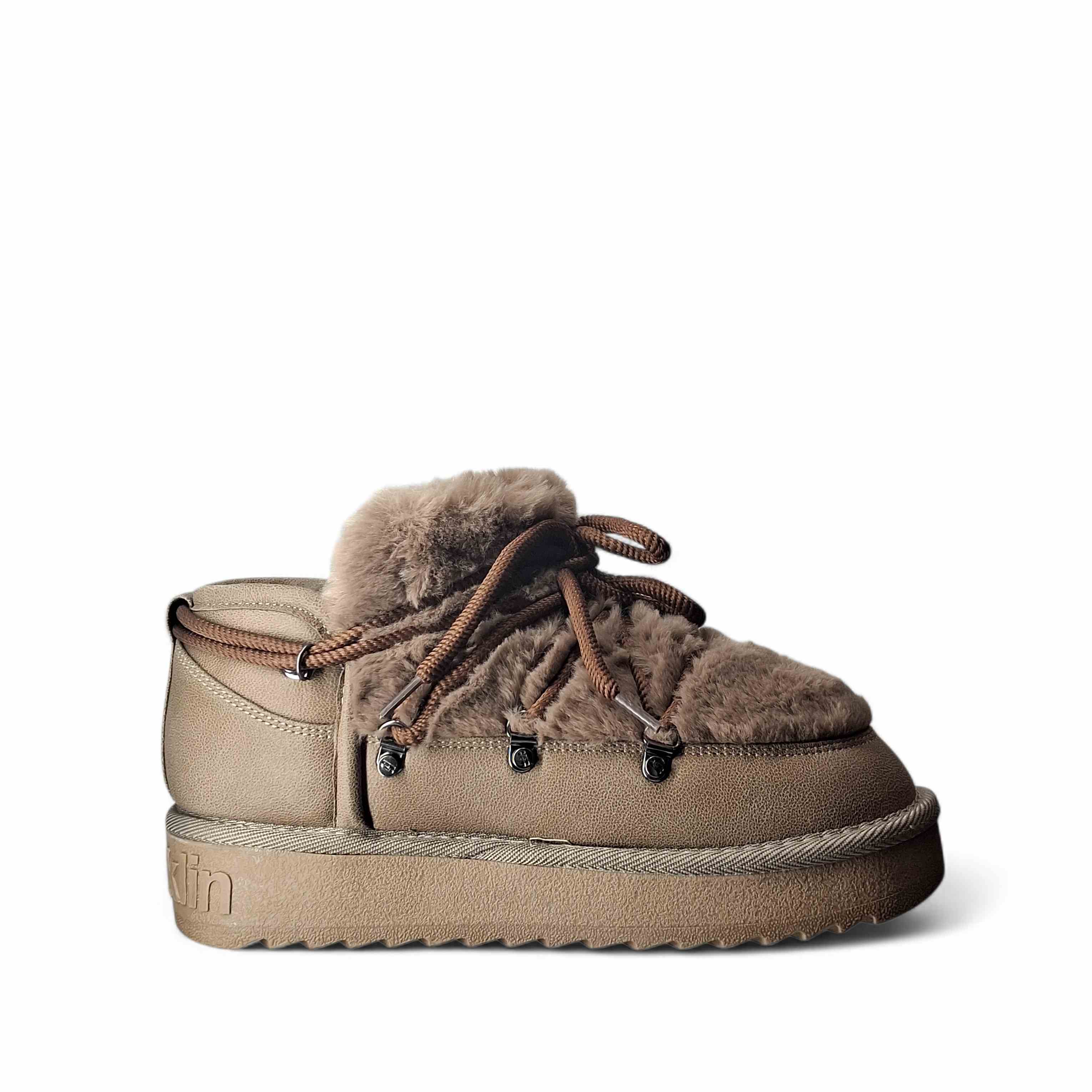 D.Franklin Stivaletti con Pelo da Donna – Marrone