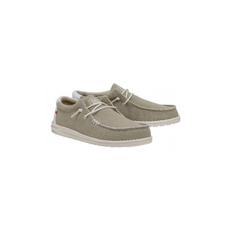 Dude Wally Braided Scarpe Basse Senza Stringhe da Uomo – Panna - 40003 1LB
