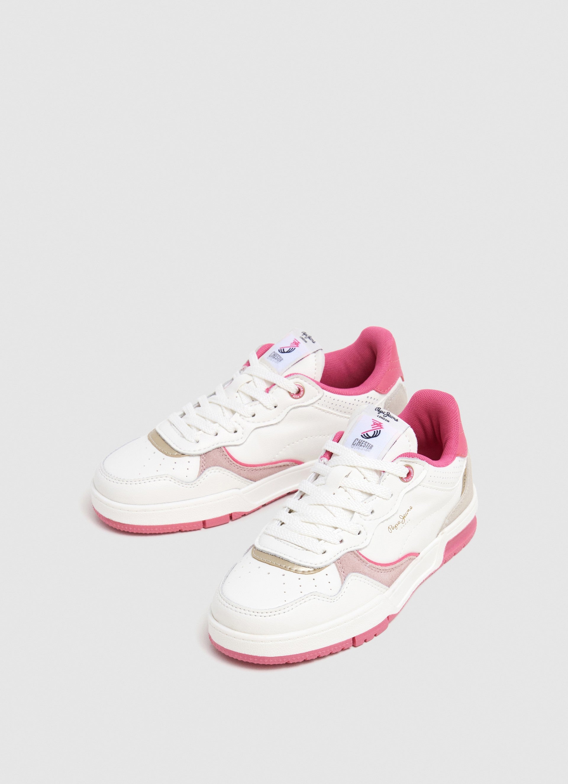 Pepe Jeans Levitt College G Sneakers Basse da Bambina – Multicolor - PGS00006 803