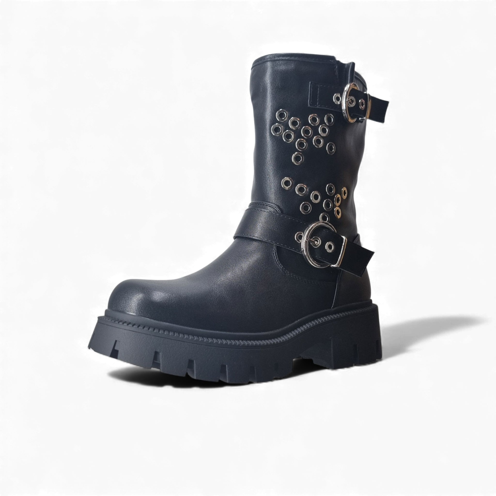 Galia Stivaletti senza stringhe Rqy da Donna – Nero