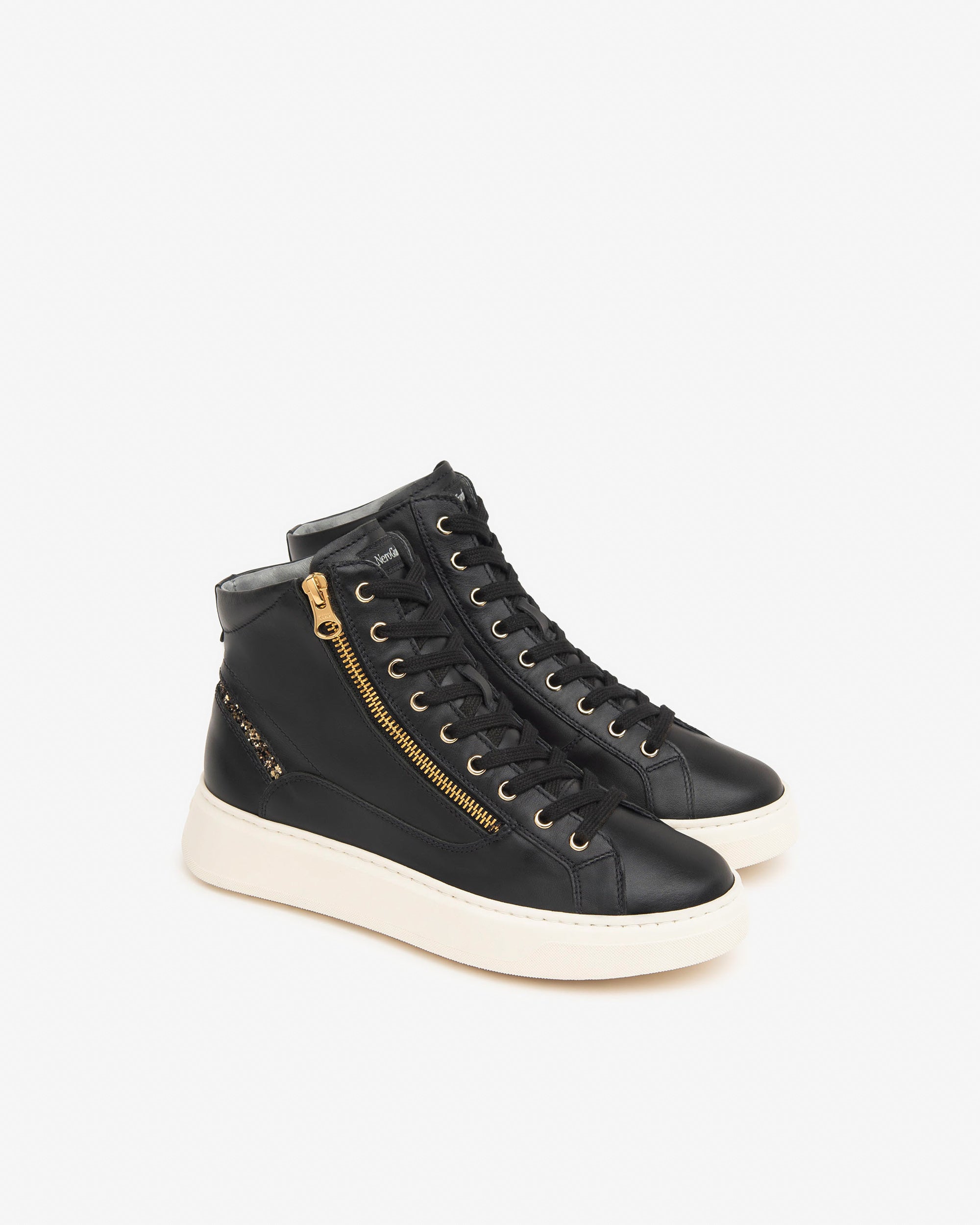 Nero Giardini Sneakers Alte da Donna – Nero