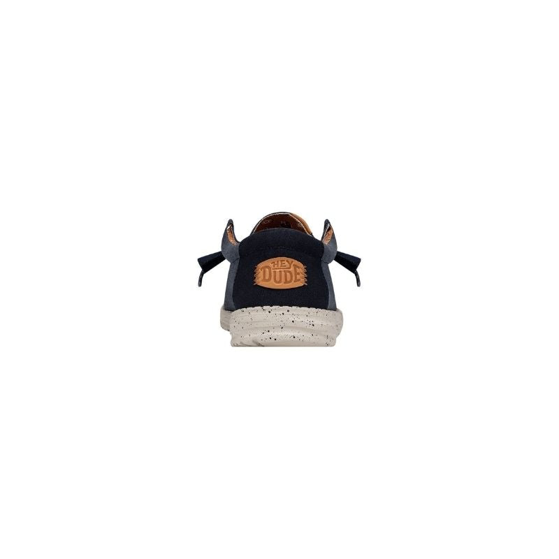 Dude Wally Washed Canvas Scarpe Basse Senza Stringhe da Uomo – Navy - 40296 NAVY