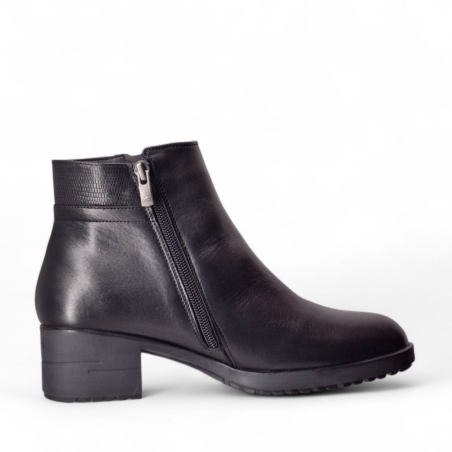 fluchos Stivaletti con Tacco da Donna – Nero