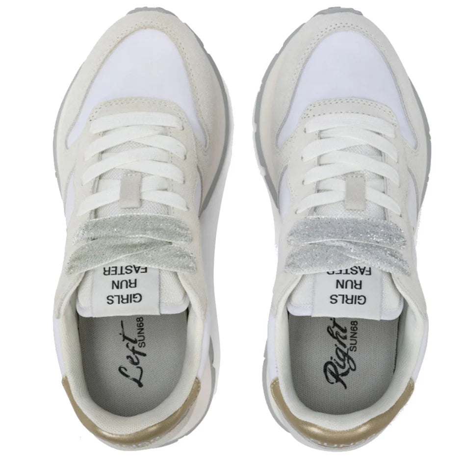Sun68 Ally gold silver Sneakers basse da Donna – Z35202 01