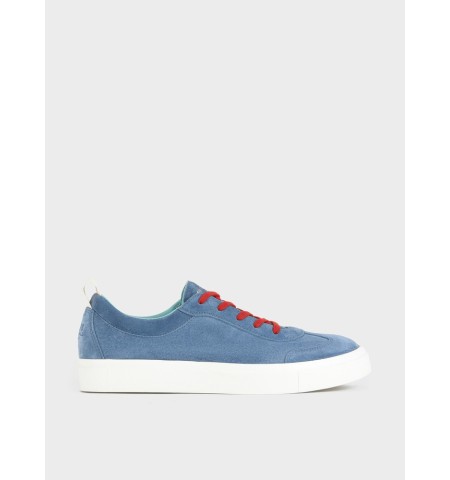 Home basse SNEAKER SUEDE BASIC BLUE - panchic