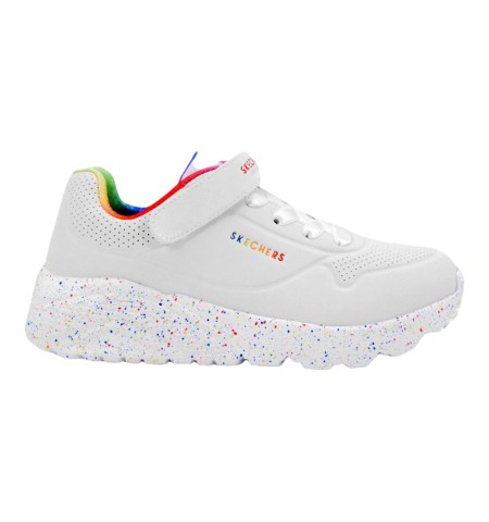 Bambina basse UNO LITE-RAINBOW SPECKS - SKECHERS