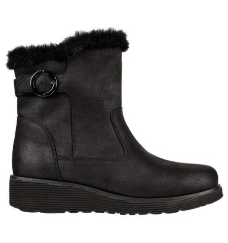 Stivaletti con il pelo KEEPSAKES WEDGE COMFY WINTER - SKECHERS