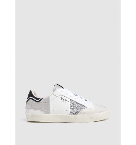 Sneakers  LANE SILVER W - Pepe Jeans