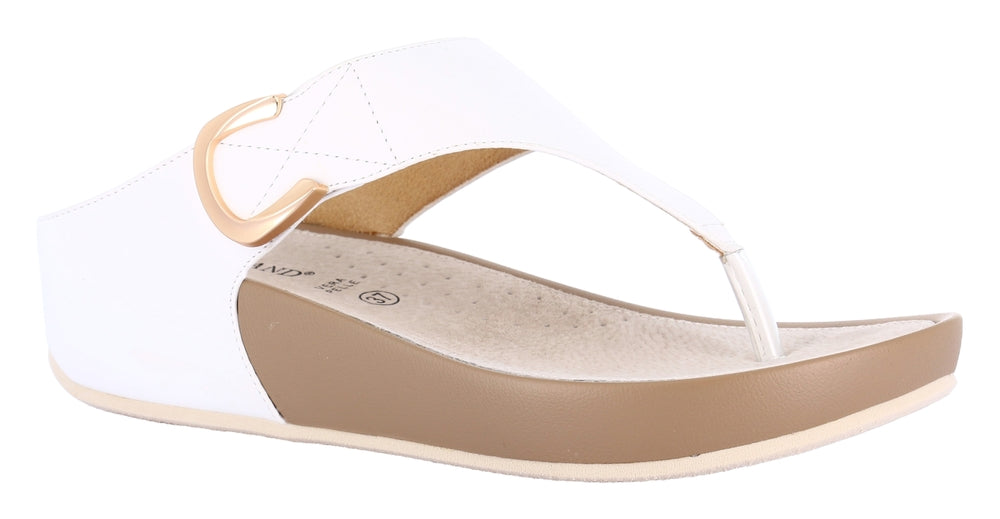 Grunland Infradito in Pelle Ci da Donna – Nero