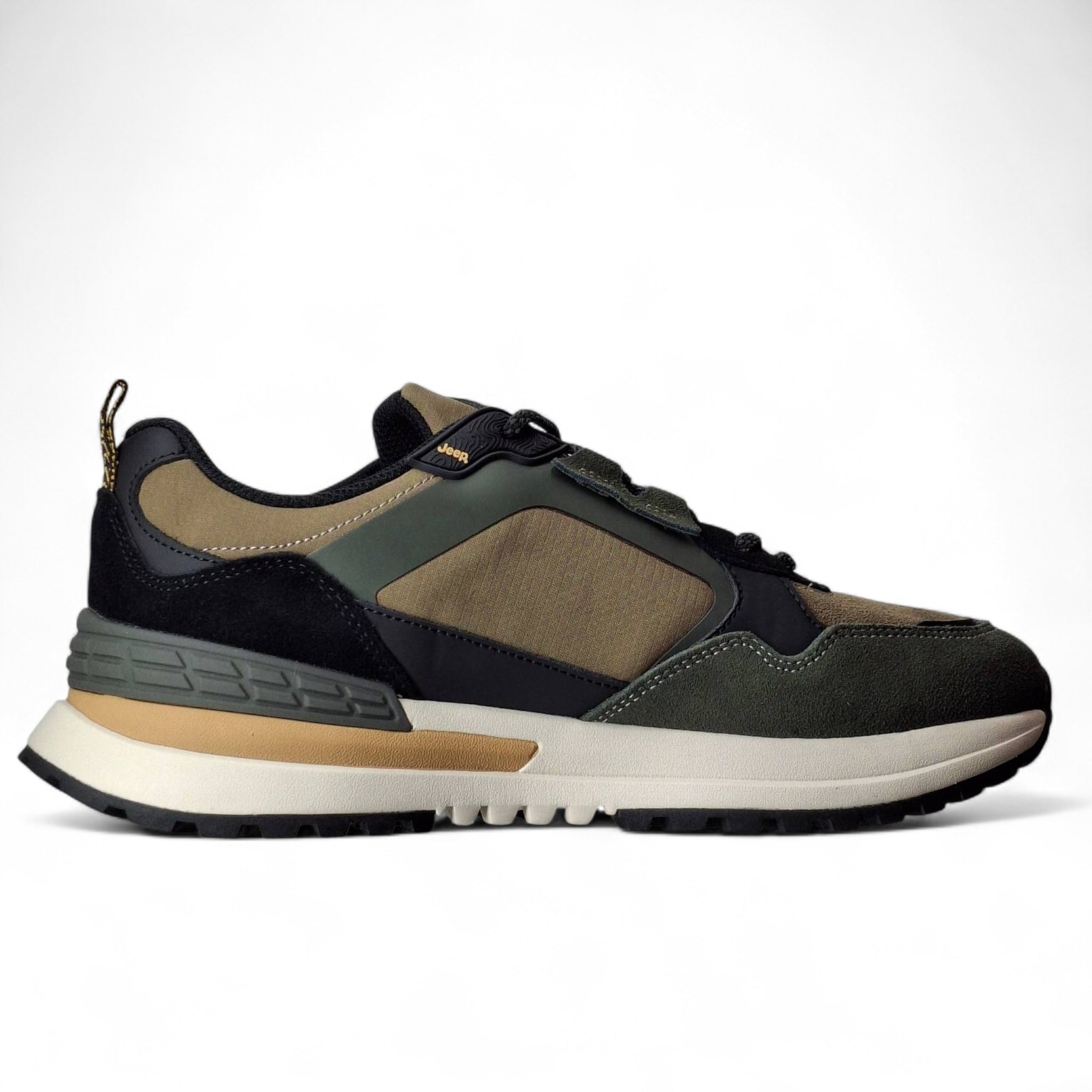 Jeep Sneakers Basse Ground da Uomo – Verde