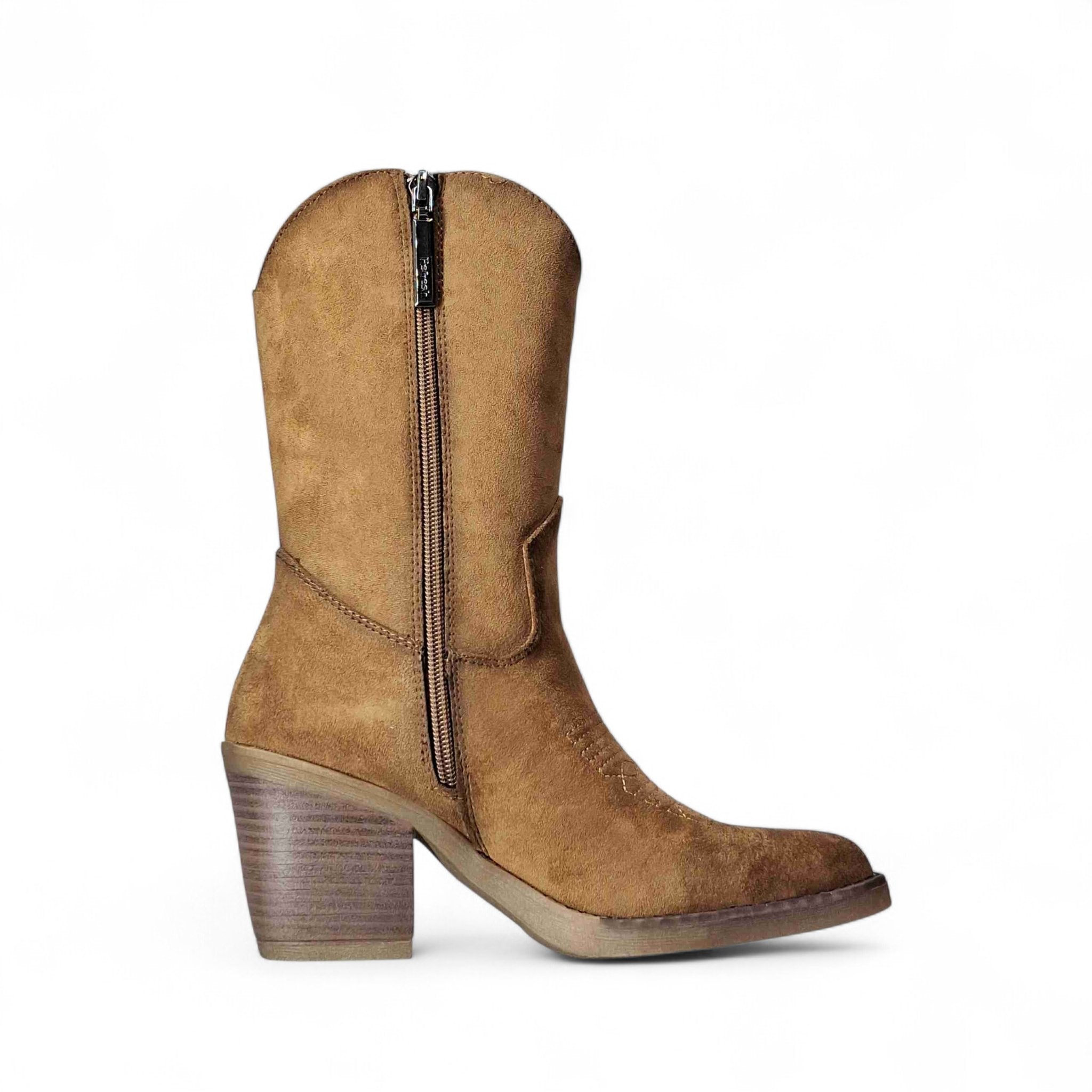Refresh Tex Stivali Texani da Donna – Camel - 172967