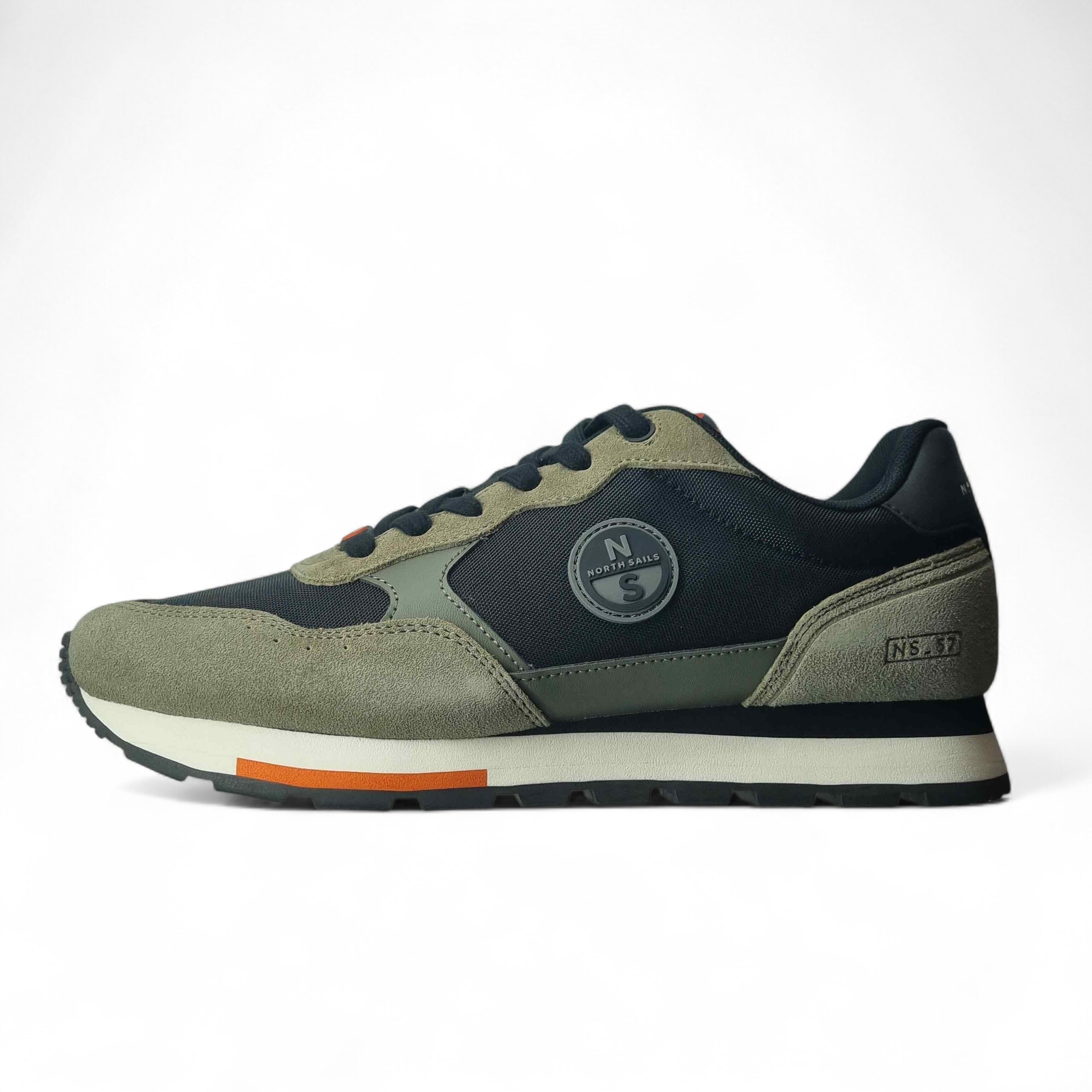 North Sails Sneakers Basse Route Black Sage da Uomo – Nero