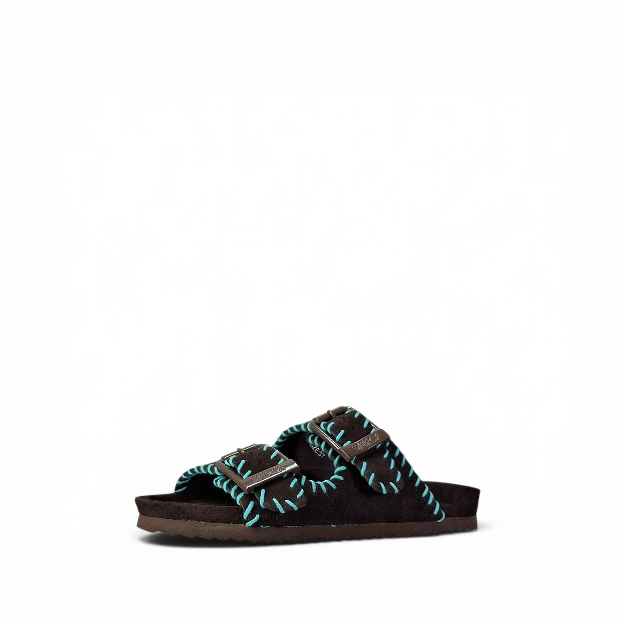 Colors Of California Suede Sandal With Stich Ciabatte Basse da Donna – HC BIO301N