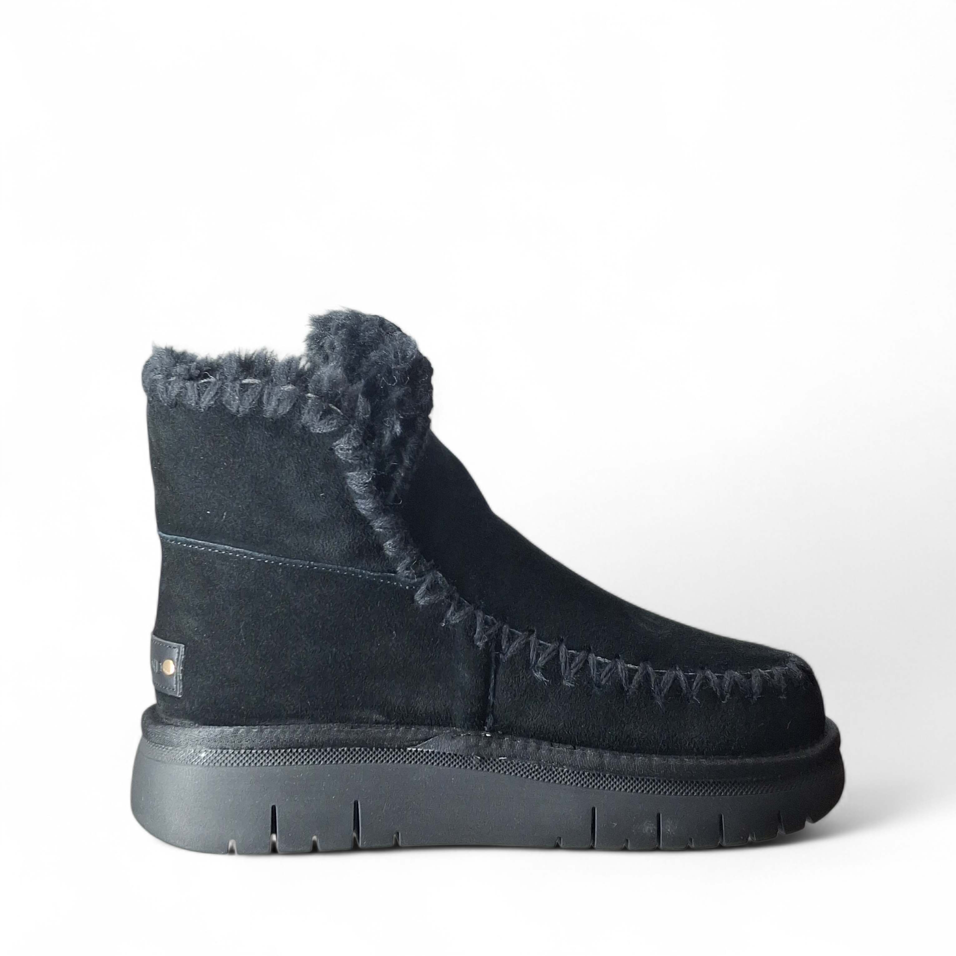 Grunland Stivaletti con Pelo Po da Donna – Nero