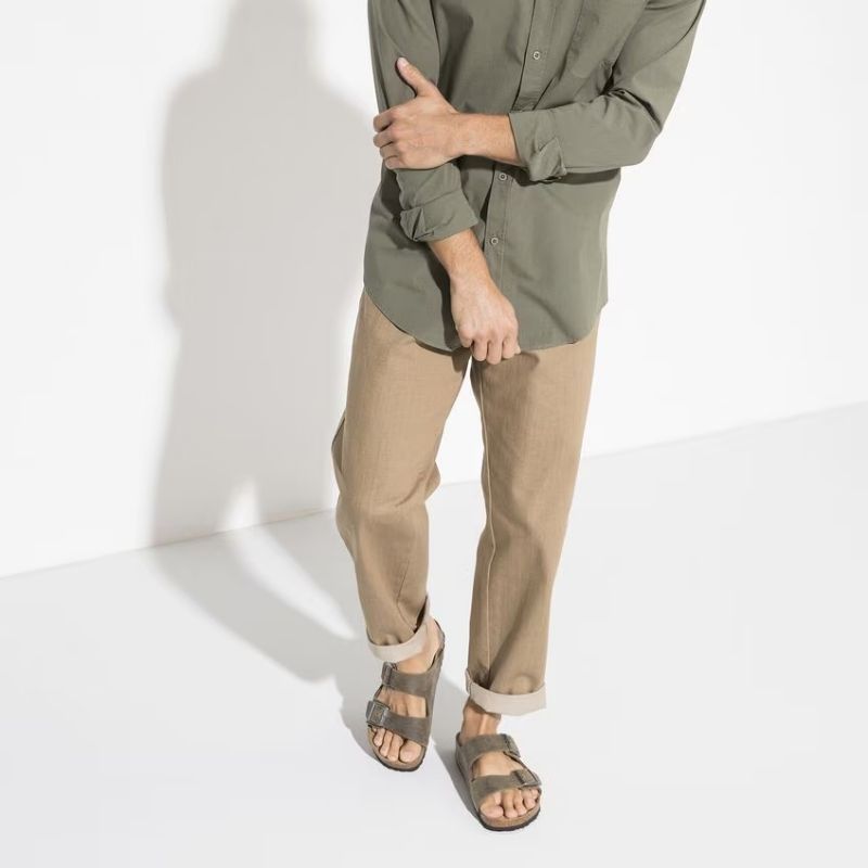 Birkenstock Ciabatte Basse Arizona da Uomo – Verde