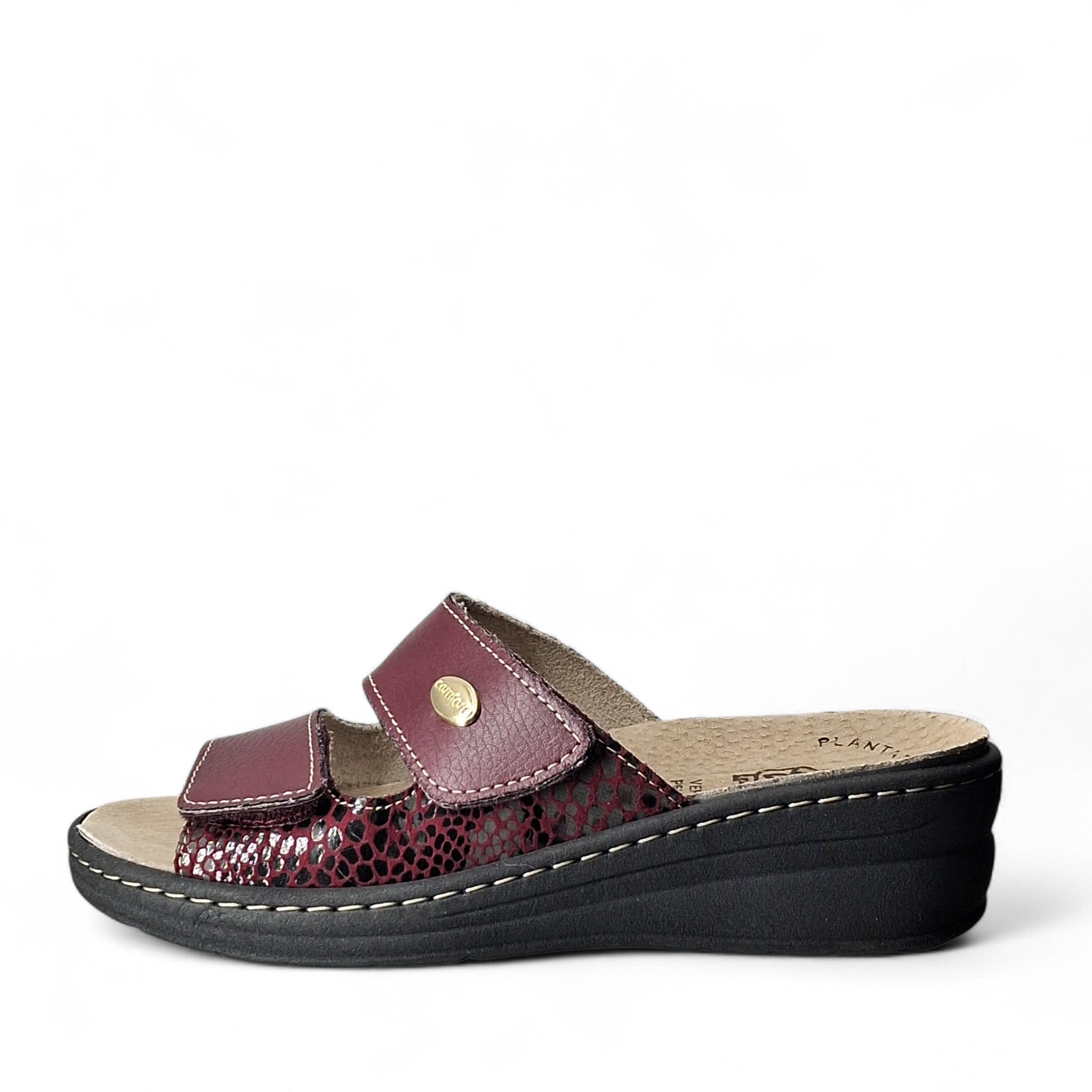 3Rose Ciabatta Estraibile da Donna – Bordeaux - 180 TOROTORA