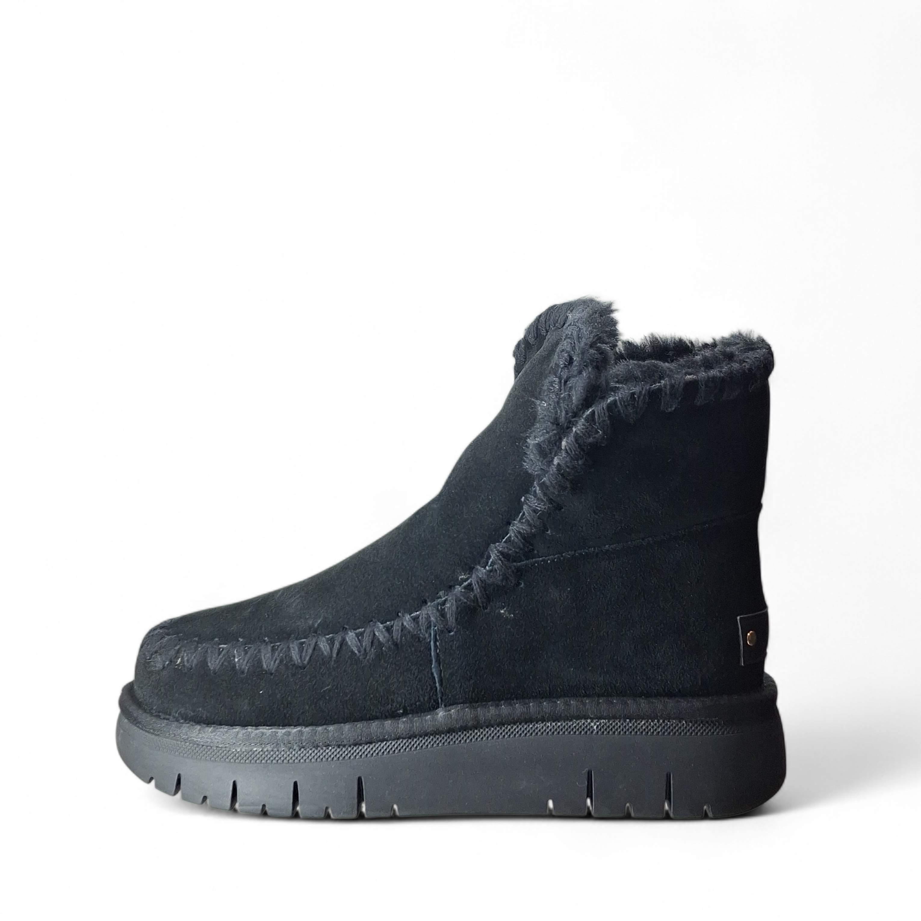 Grunland Stivaletti con Pelo Po da Donna – Nero