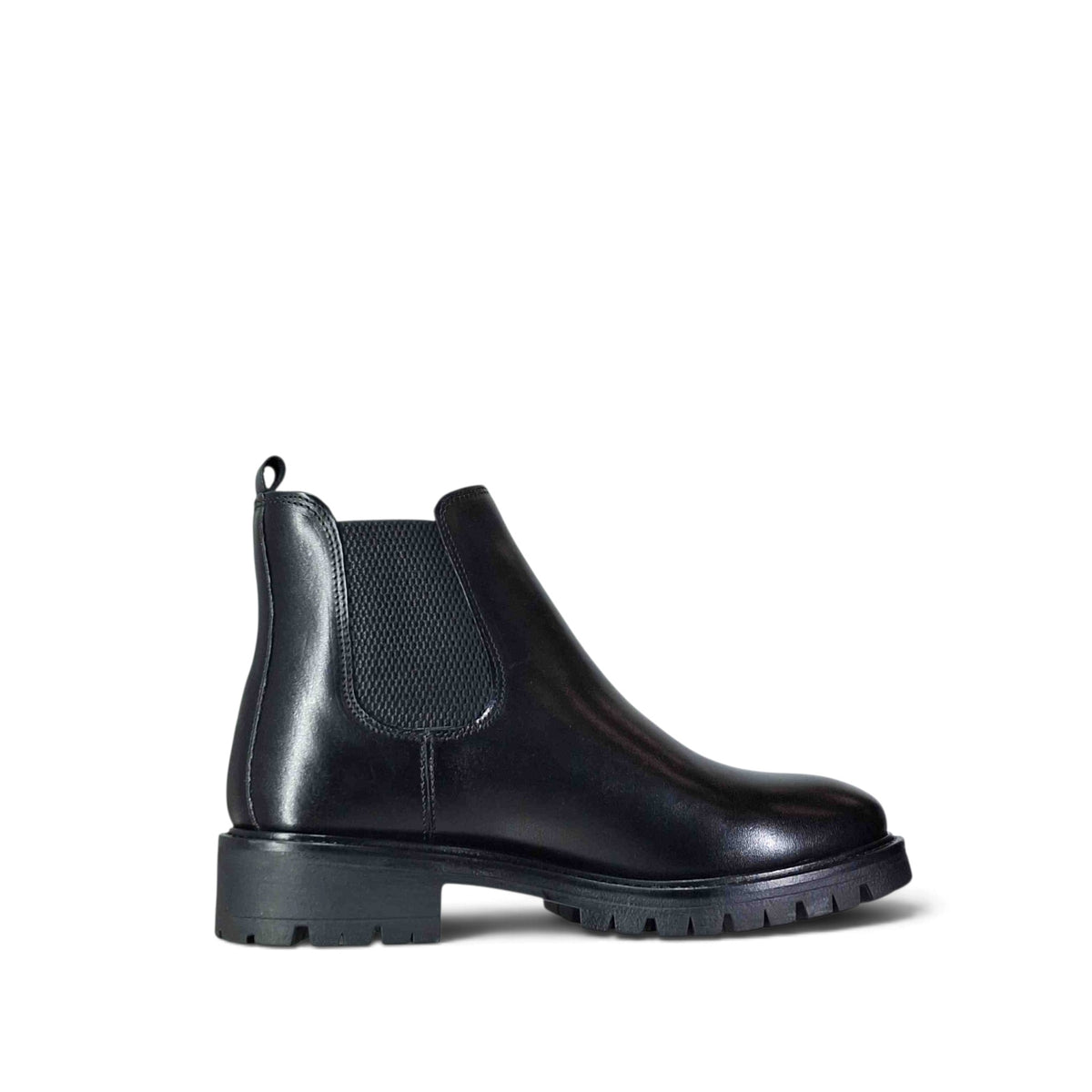 Cinzia Soft Vitello Nero Stivaletti Senza Stringhe da Donna – IS232106V 002