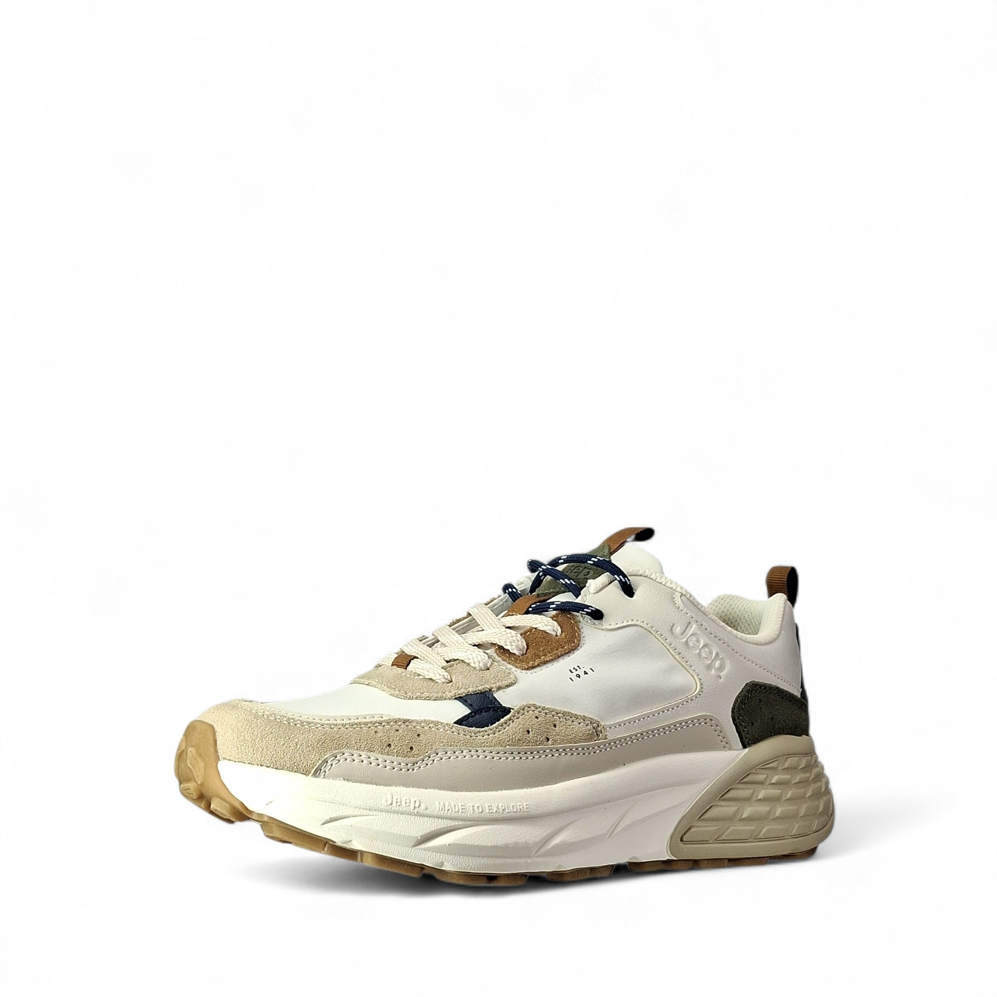 Jeep Jhon Sneakers Basse da Uomo – Multicolor - JM61003A-773