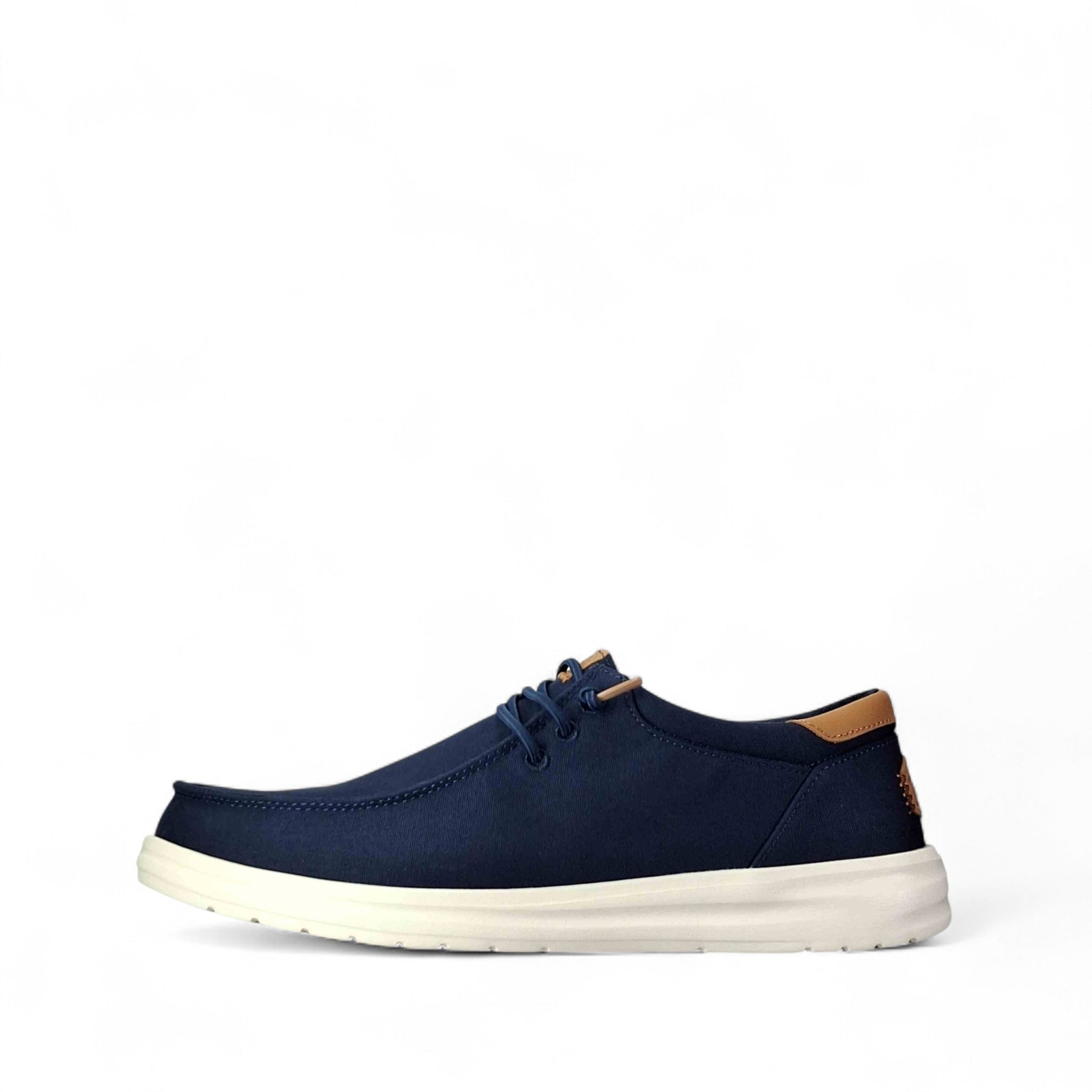 Dude Paul Canvas Scarpe Basse Senza Stringhe da Uomo – Navy - 43151 NAVY