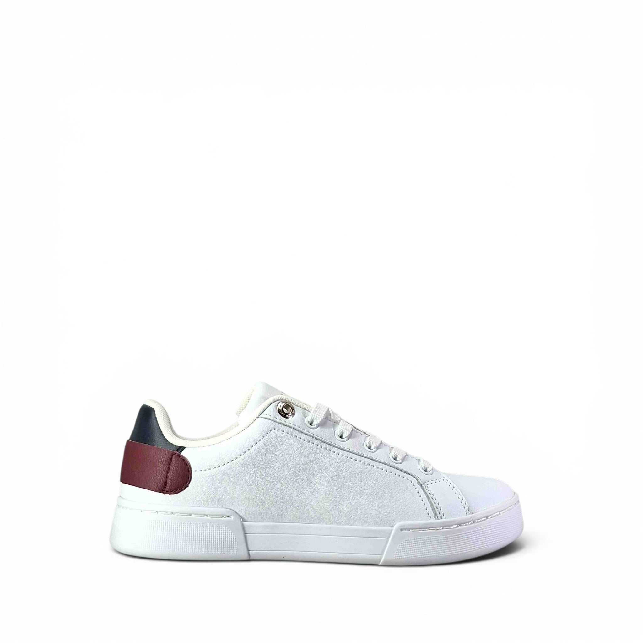 Tommy Hilfiger Button Detail Sneakers Basse da Donna – FW0FW06733