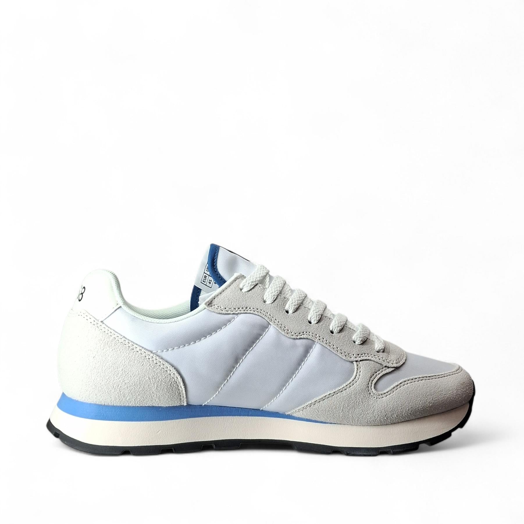 Sun68 Tom Solid Sneakers Basse da Uomo – Bianco - BZ36101 BIANCO