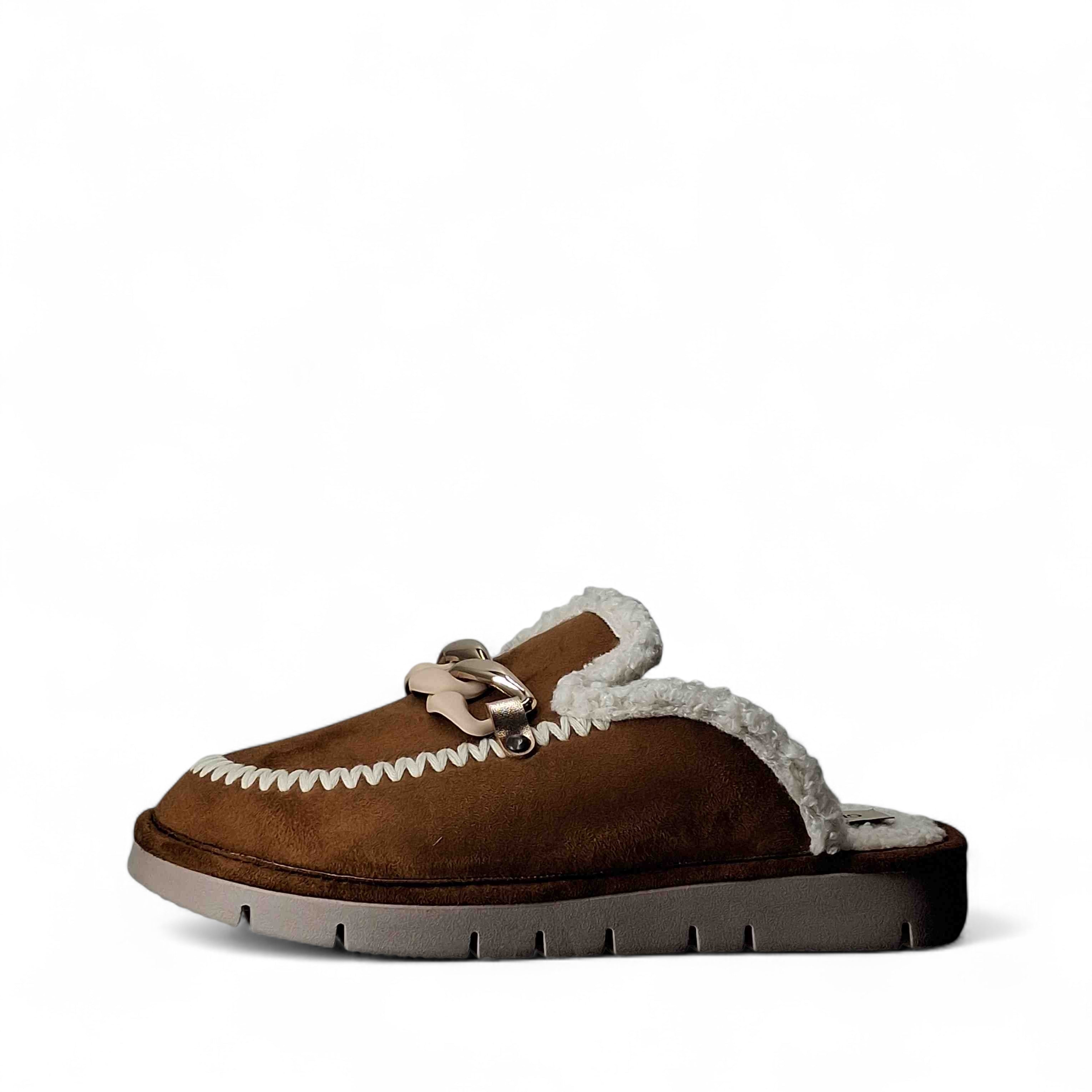 Grunland Pantofole Chiuse Ci da Donna – Cuoio