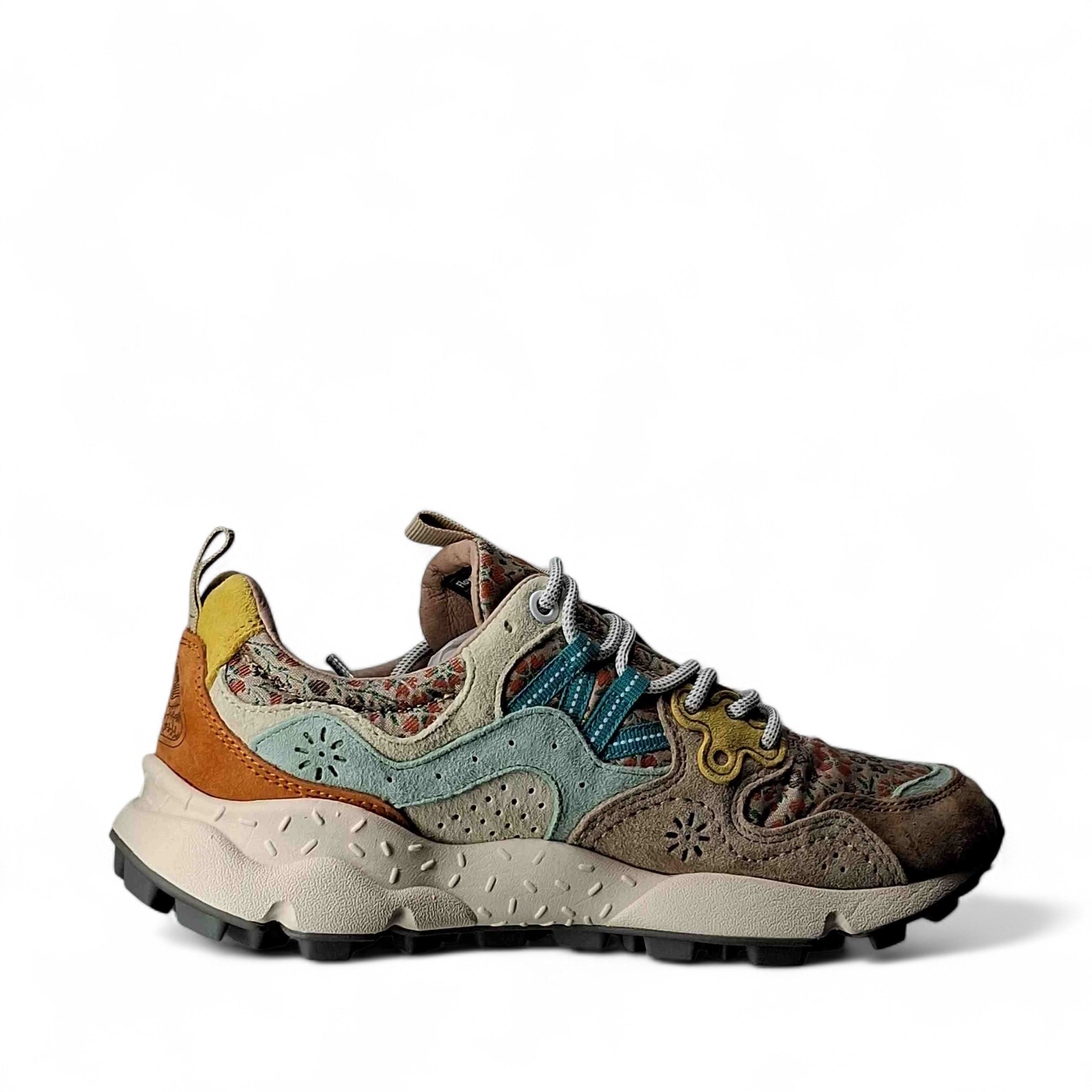 Flower Mountain Sneakers Basse Yamano da Donna – Blu