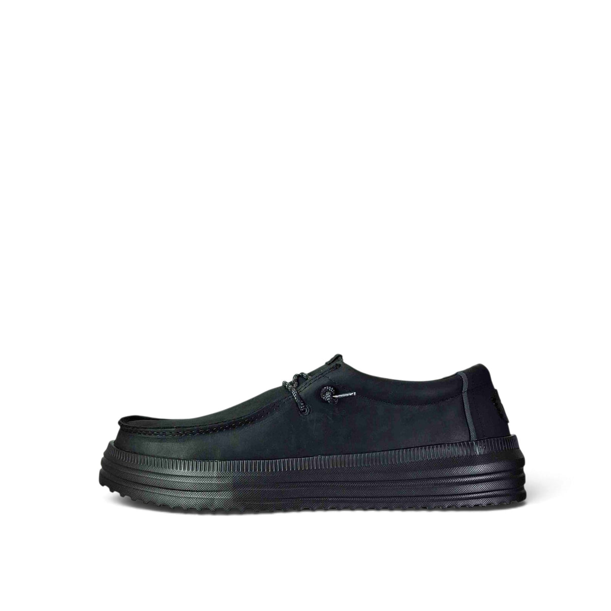 Dude Rev tumbled leather Scarpe basse stringate da Uomo – 45847 BLACK