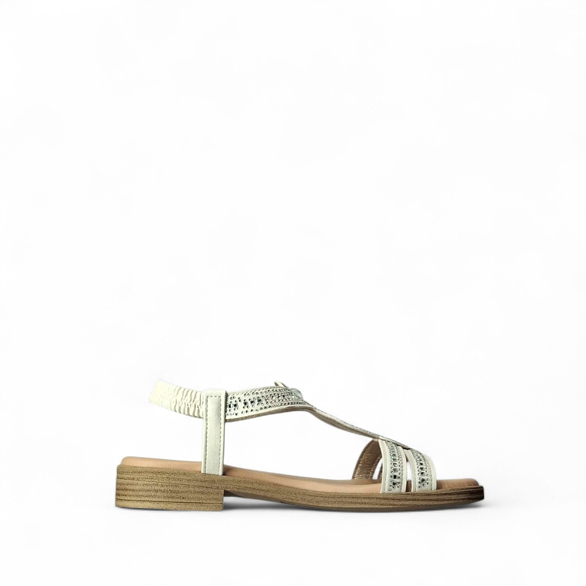 Giulialei Sandalo Sandali bassi da Donna – GL511 BIANCO