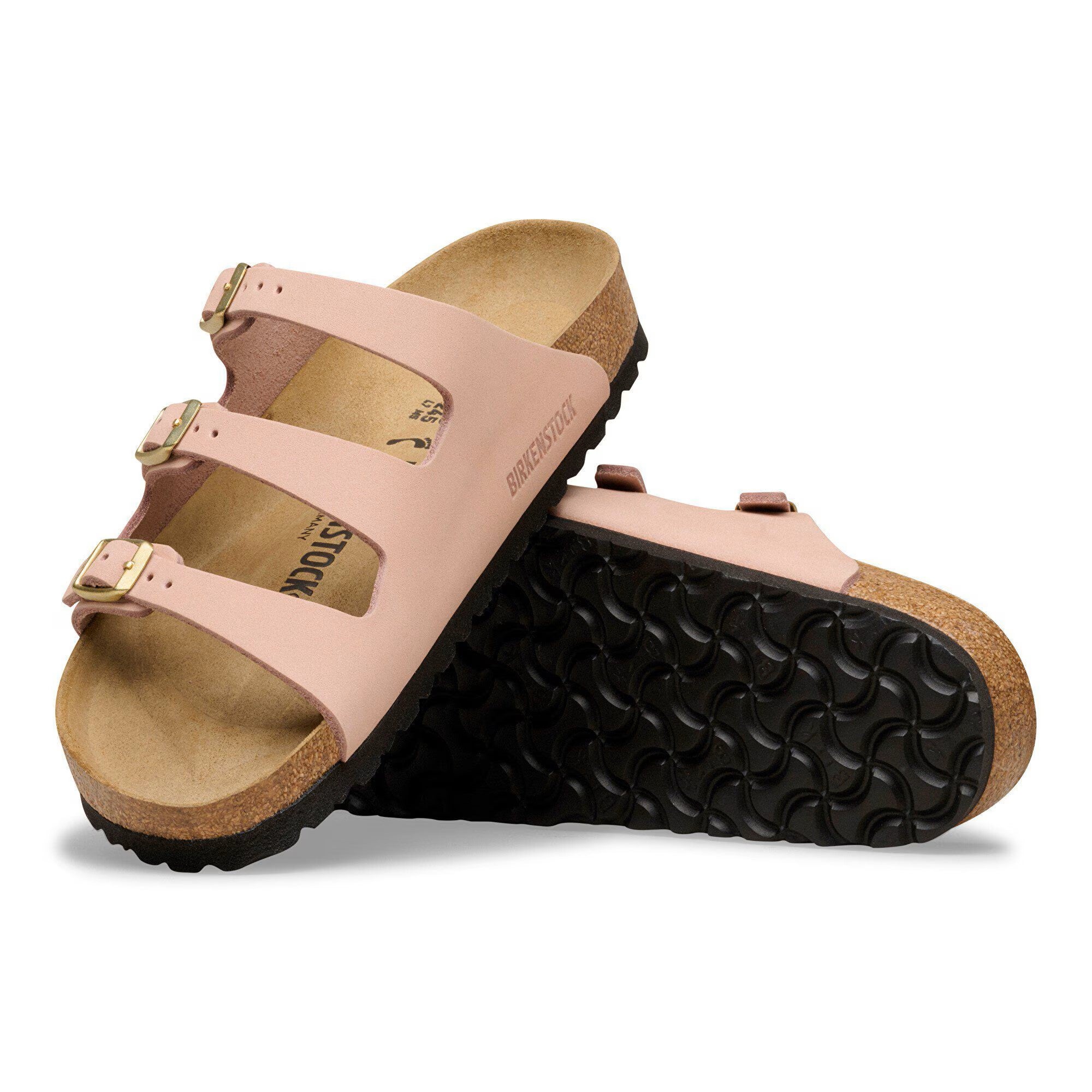 Birkenstock Florida Calz S Ciabatte Basse Unisex – Rosa - FLORIDA1031813