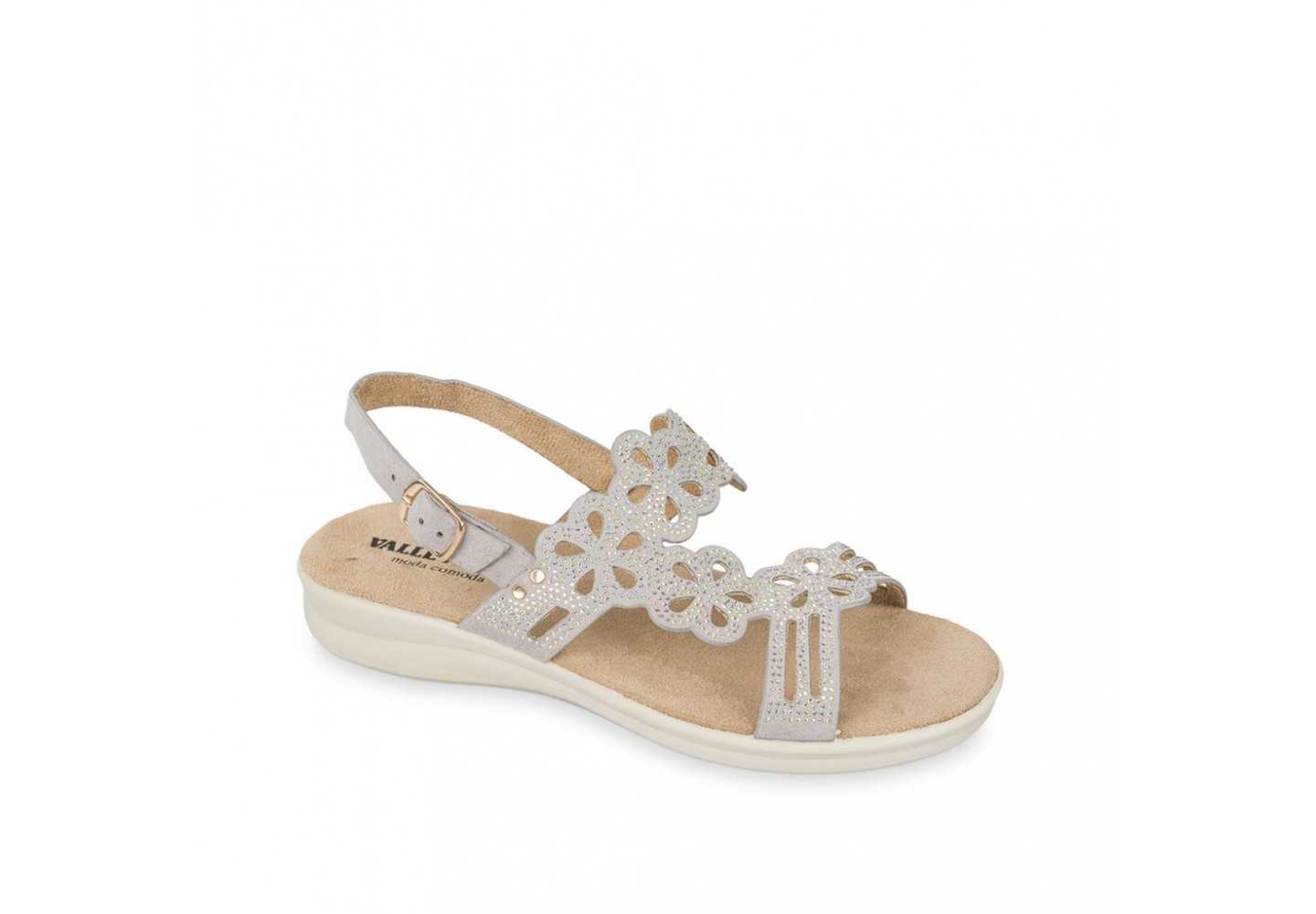 Valleverde Sandali Bassi da Donna – Argento