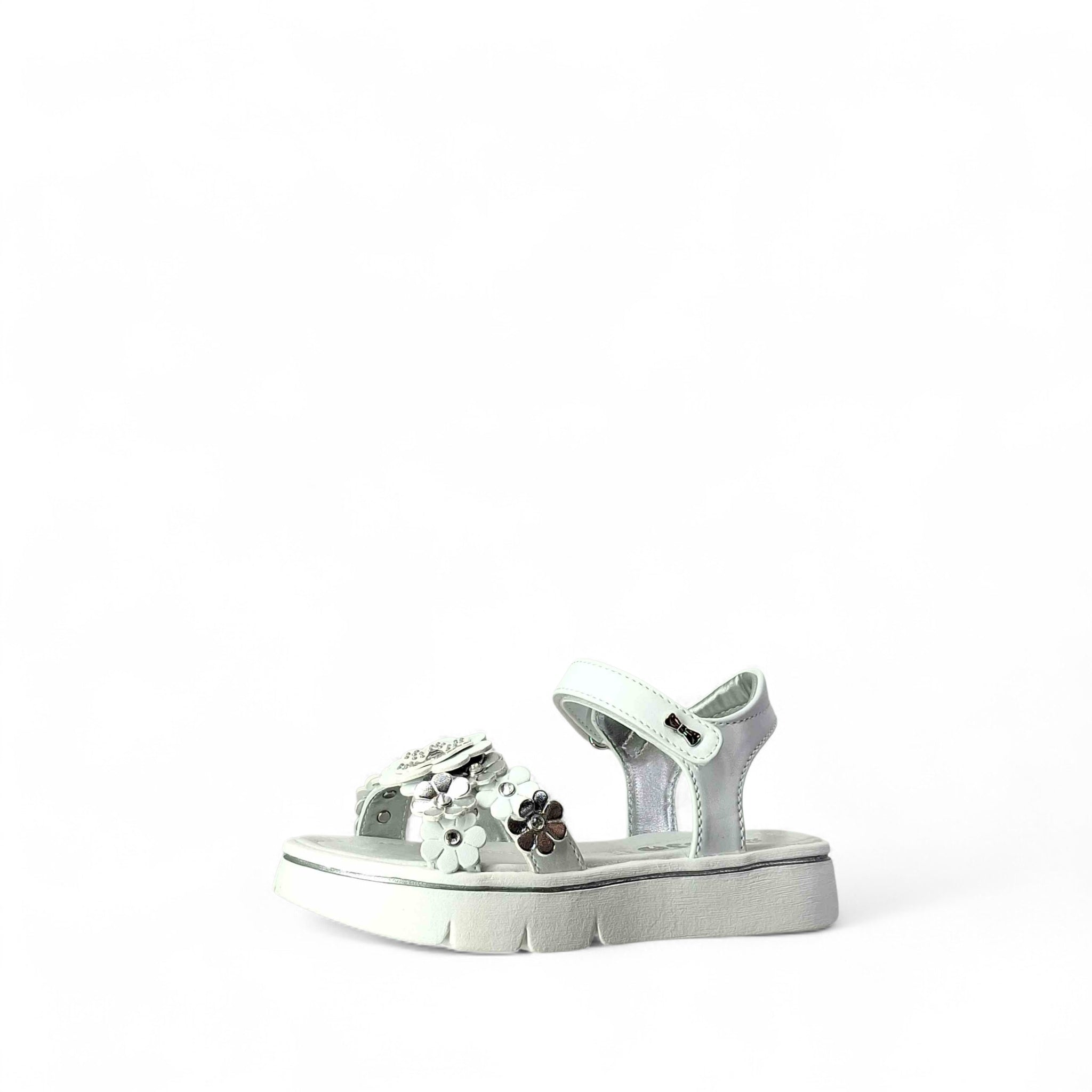 Asso Pam Y Sandali Bassi da Bambina – Bianco - AG-17973