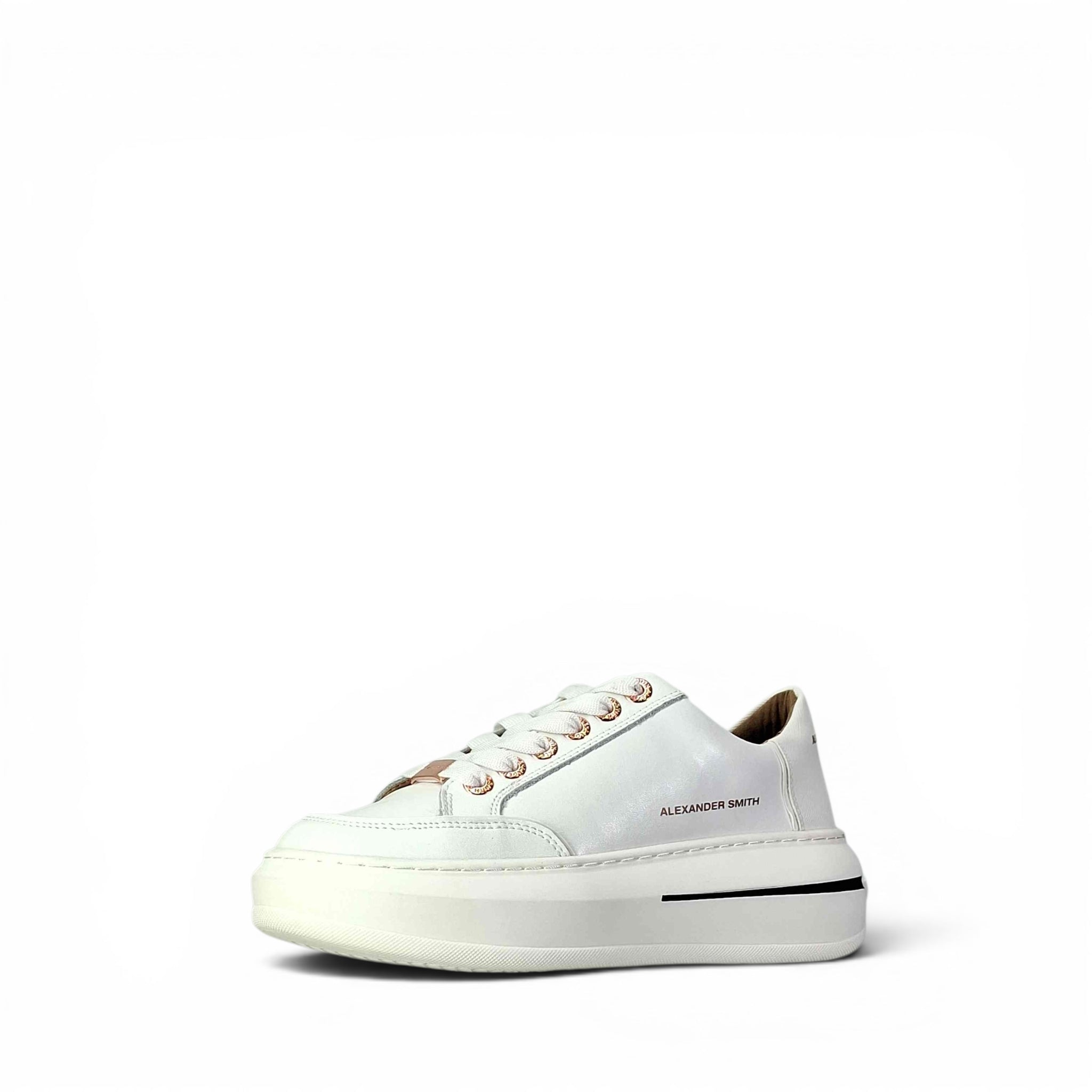 Alexander Smith Lancaster Woman Total White Sneakers Basse da Donna – ASBBLSW 1804 TWT