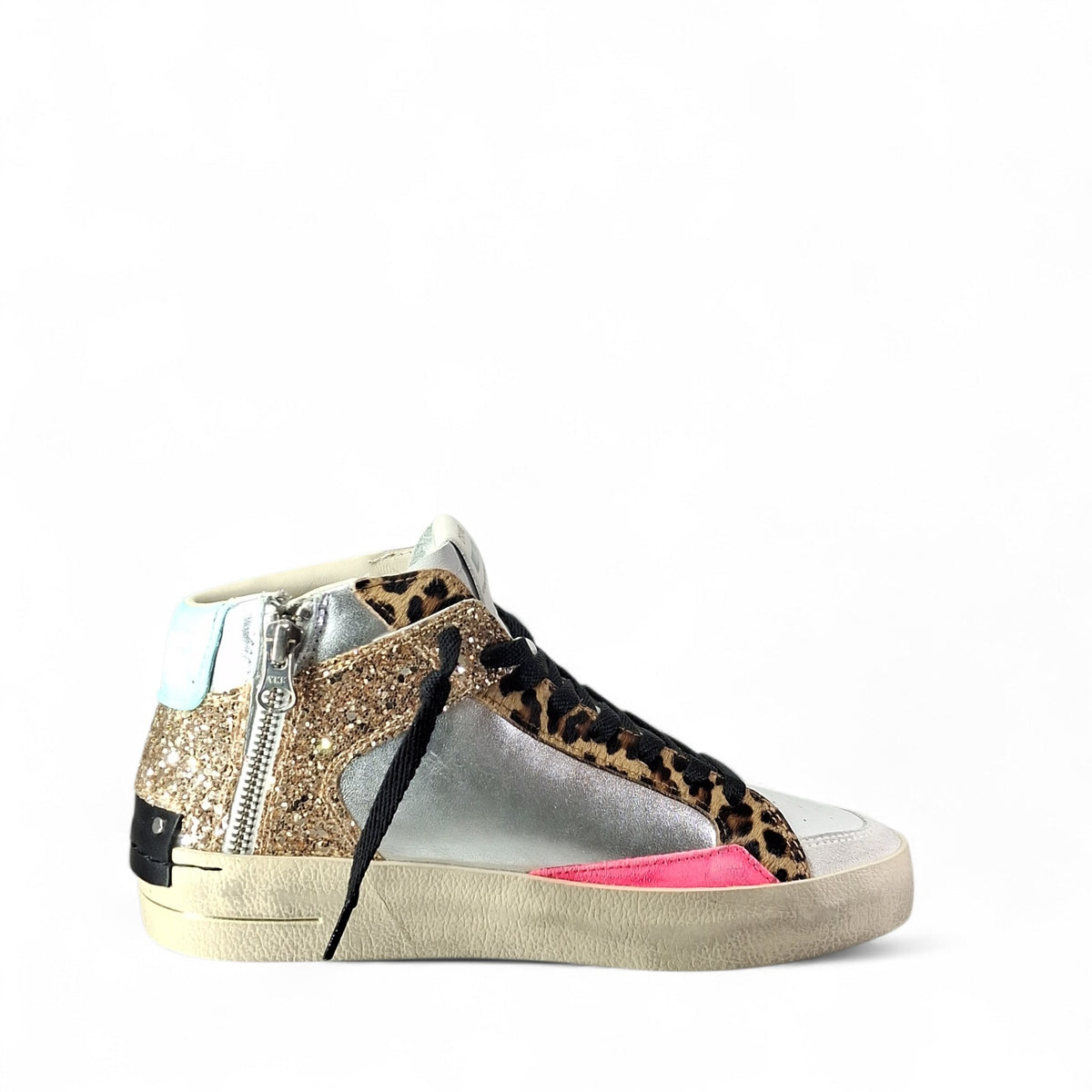 Crime london Sk8 deluxe mid Sneakers alte da Donna - foto 4